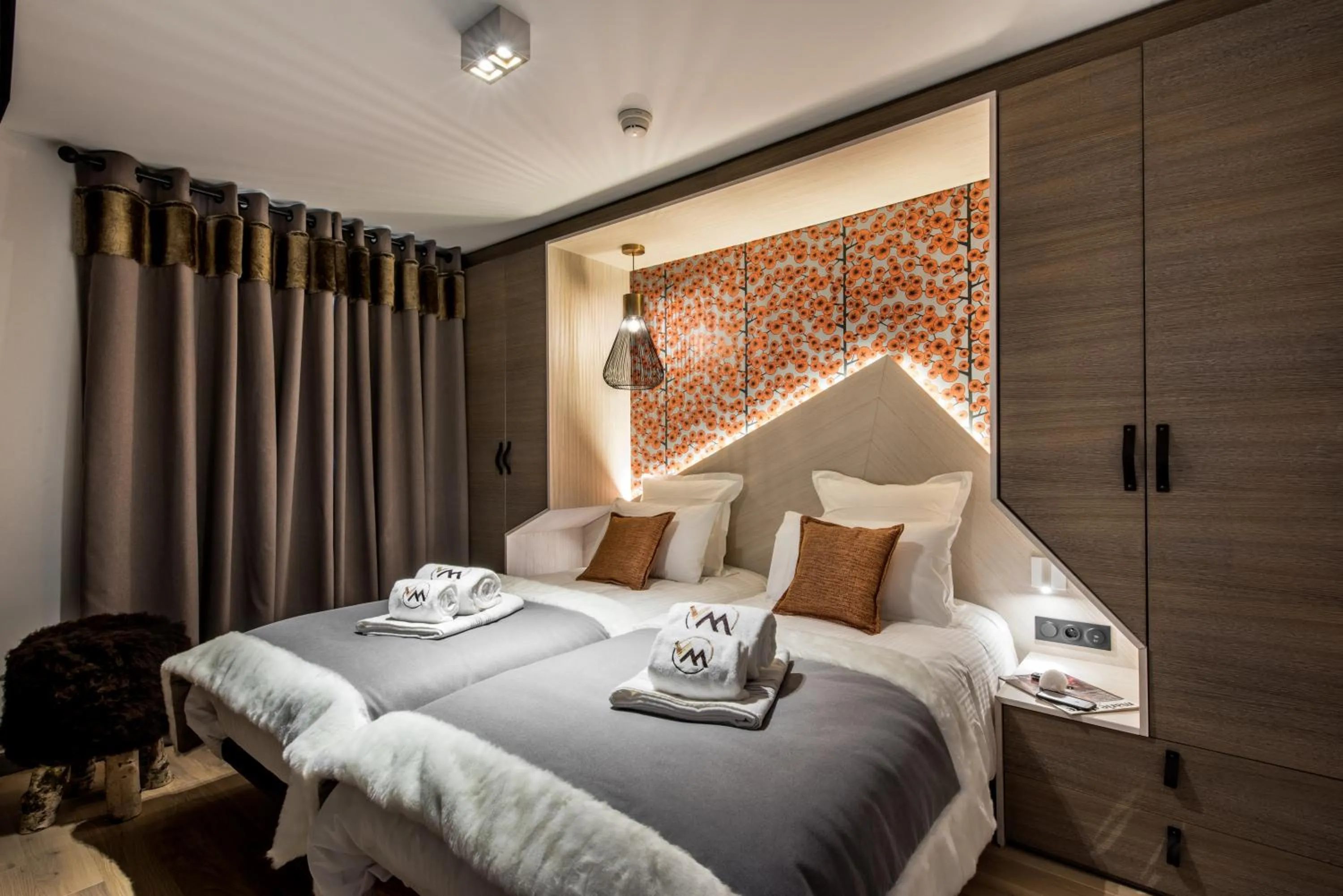 Bedroom, Bed in Chalet Skadi - Village Montana