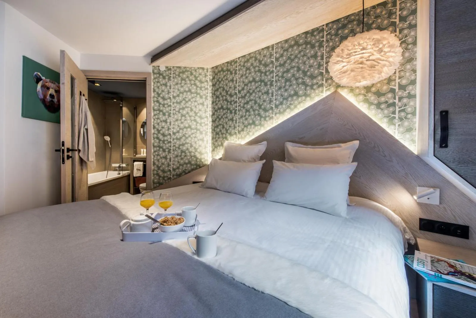 Bed in Chalet Skadi - Village Montana