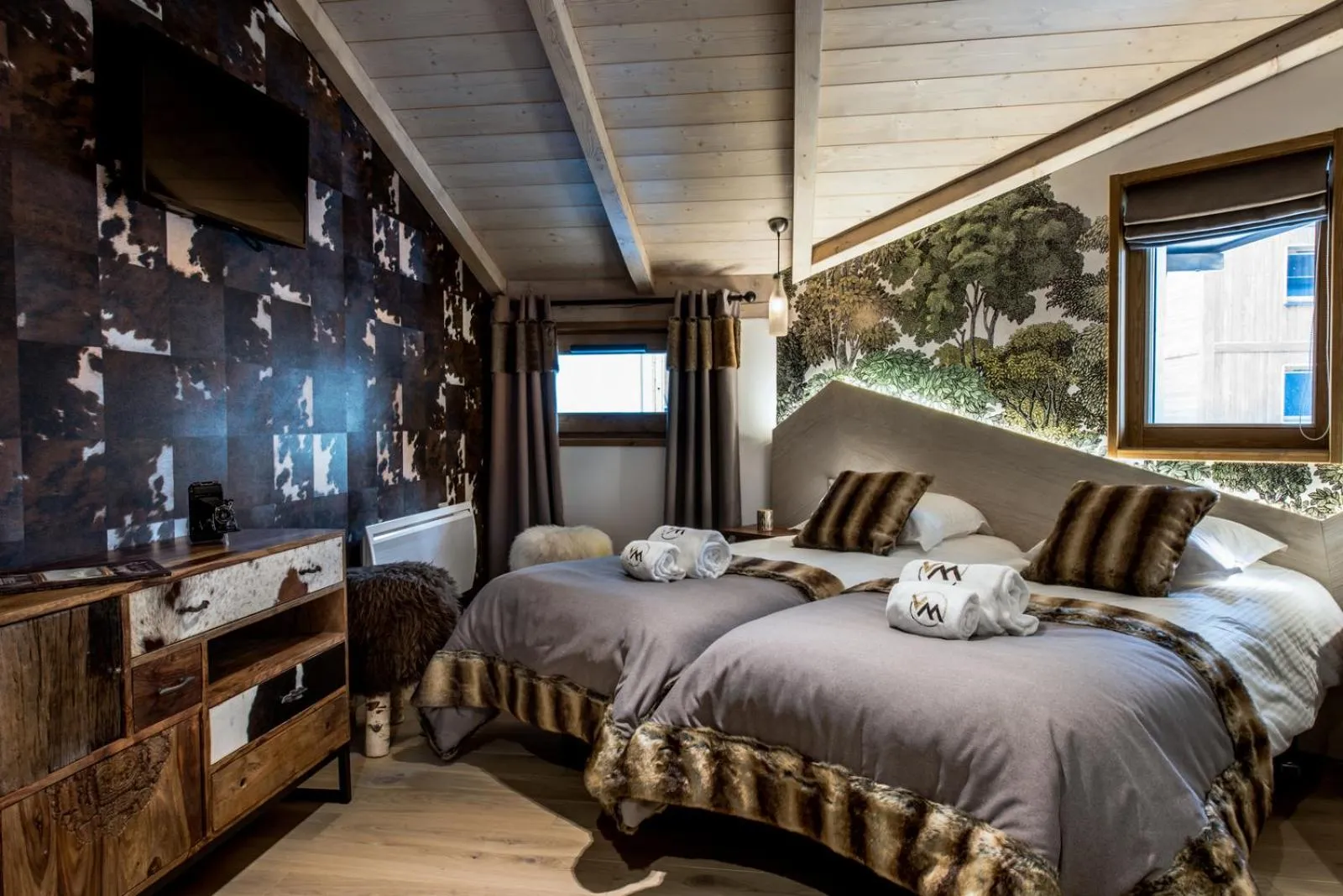 Bed in Chalet Skadi - Village Montana