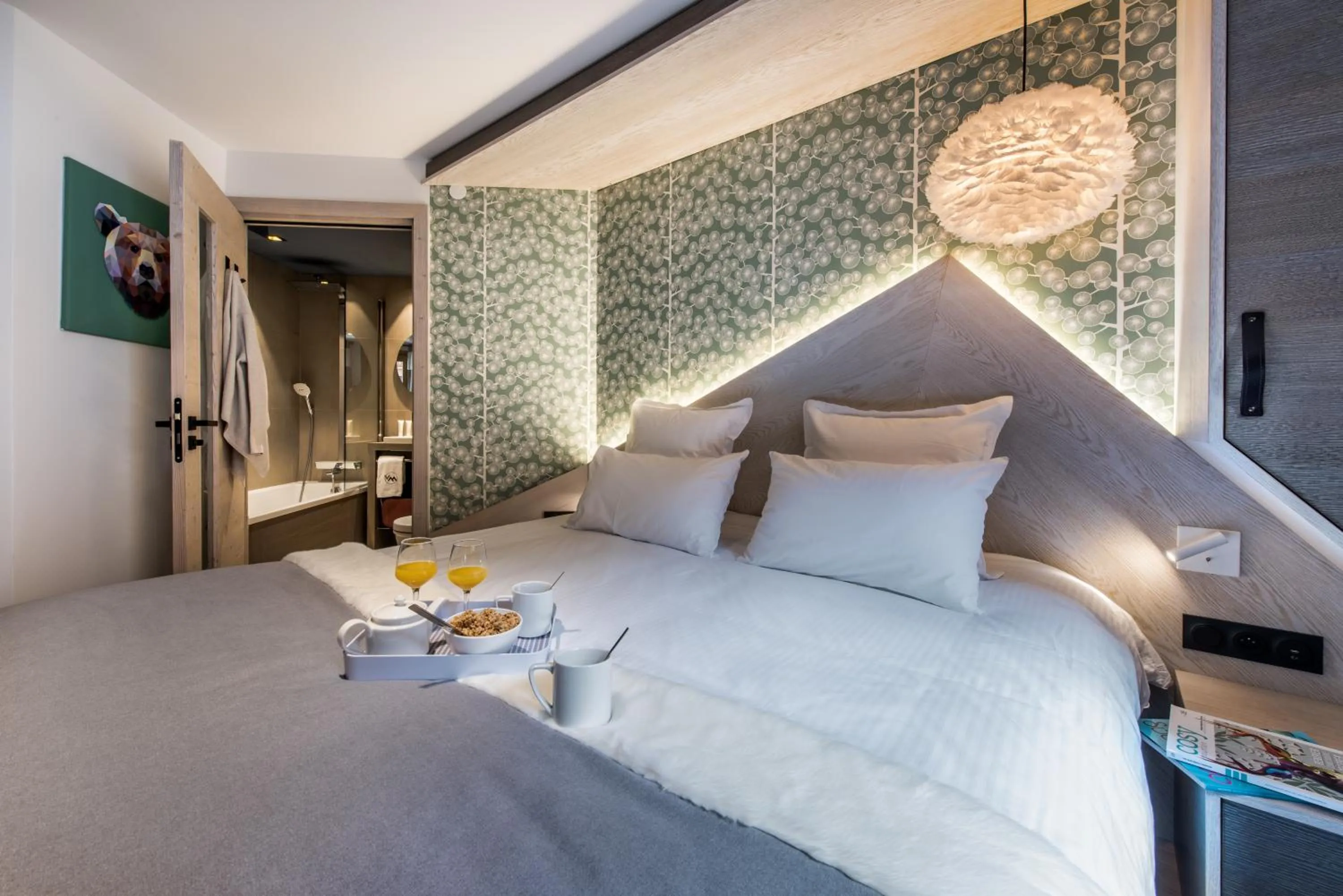 Bed in Chalet Skadi - Village Montana