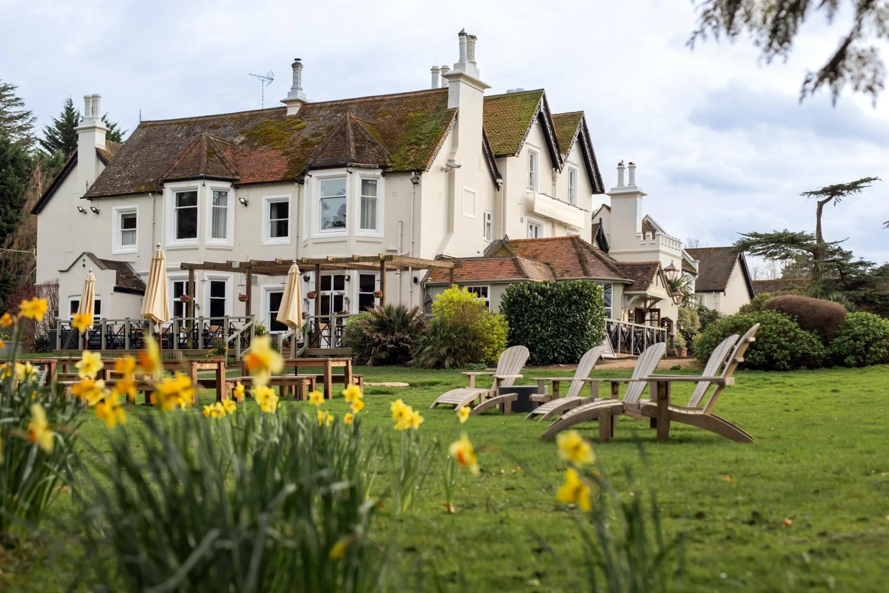 Garden in Worplesdon Place Hotel