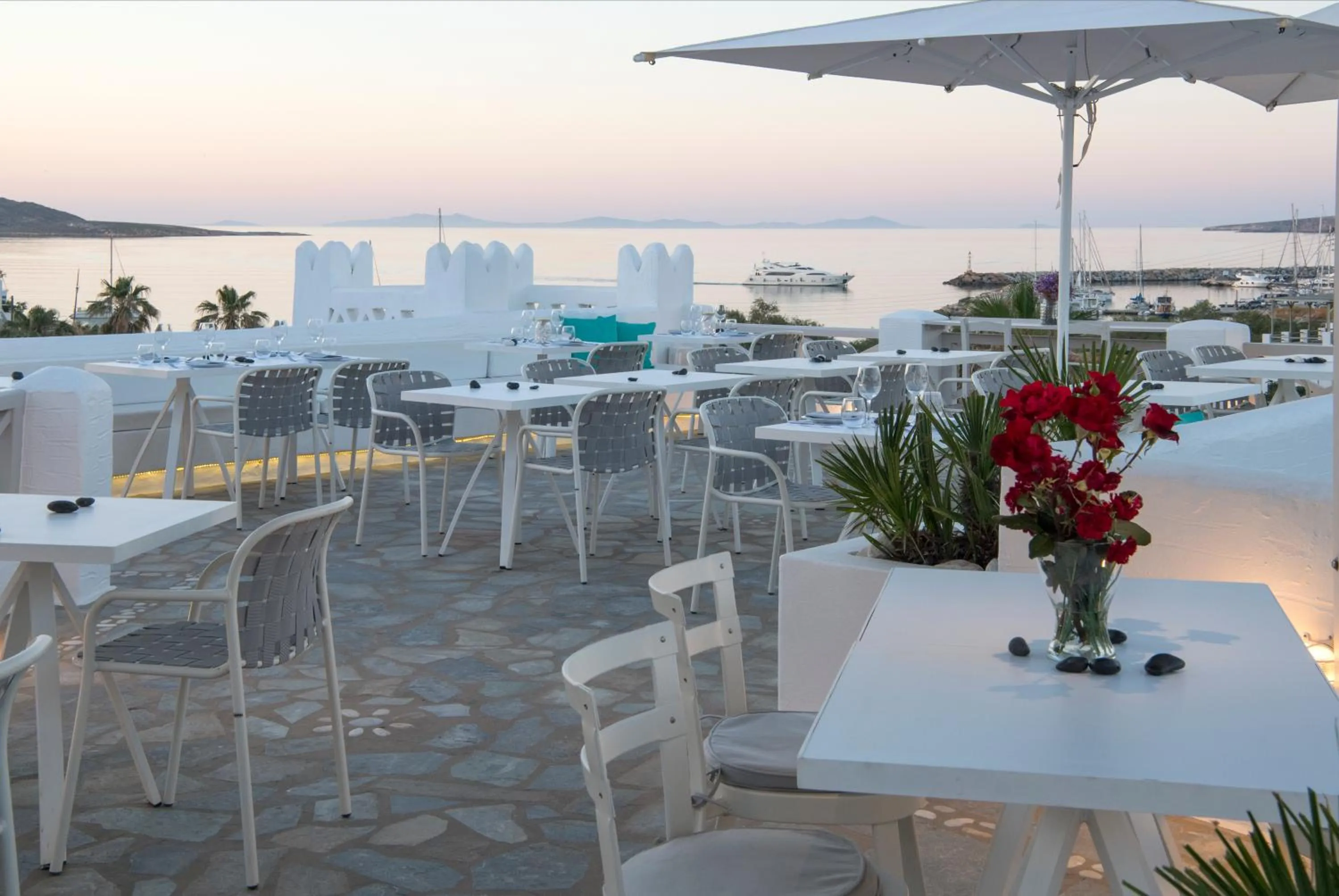 Patio in Kanale's Rooms & Suites