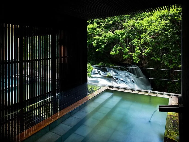 Hot Spring Bath in Shosuke-no-Yado Takinoyu