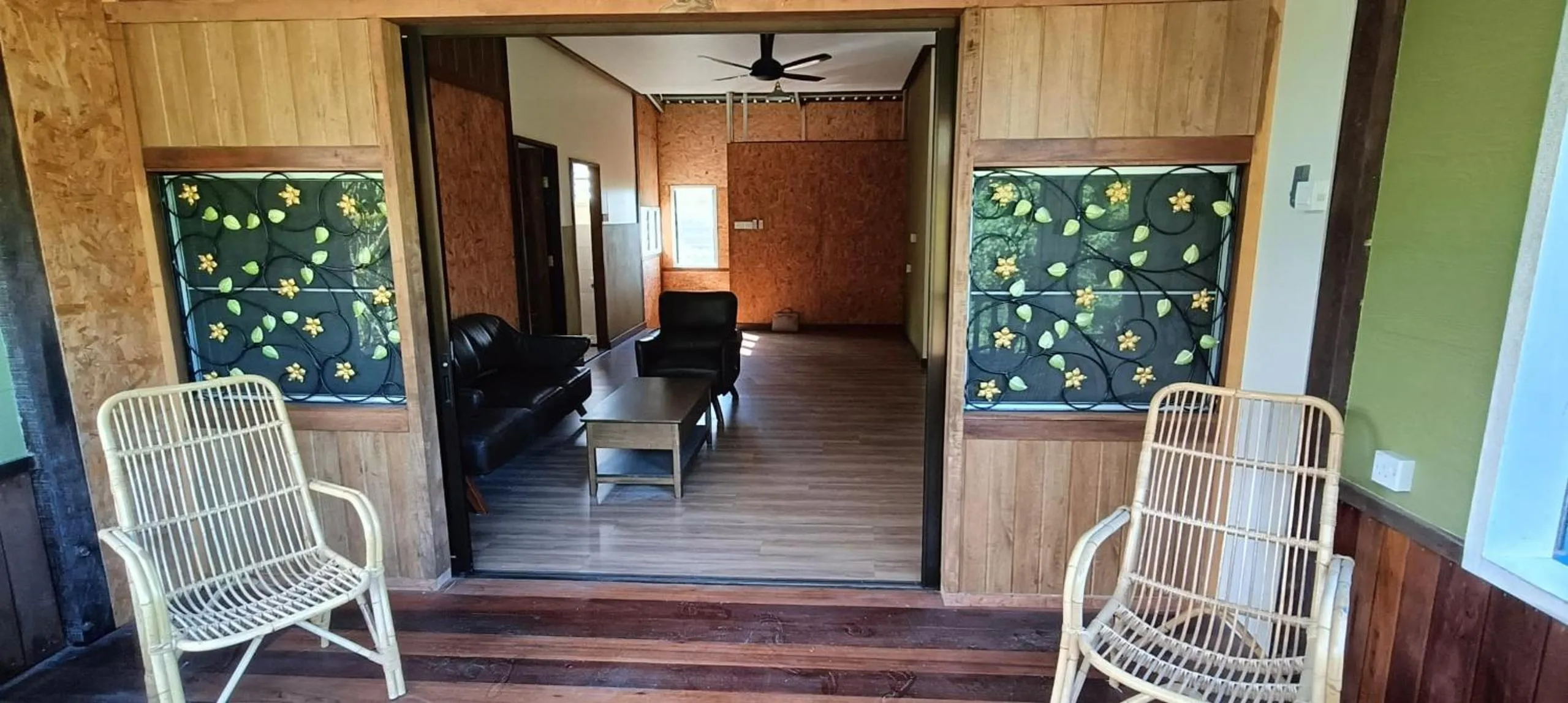 Seating area in Sepilok B&B