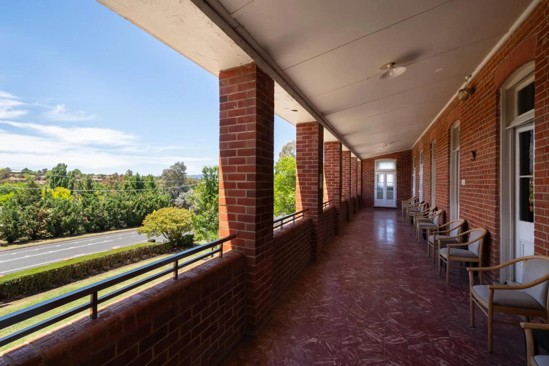 Balcony/Terrace in The Hallows Accommodation