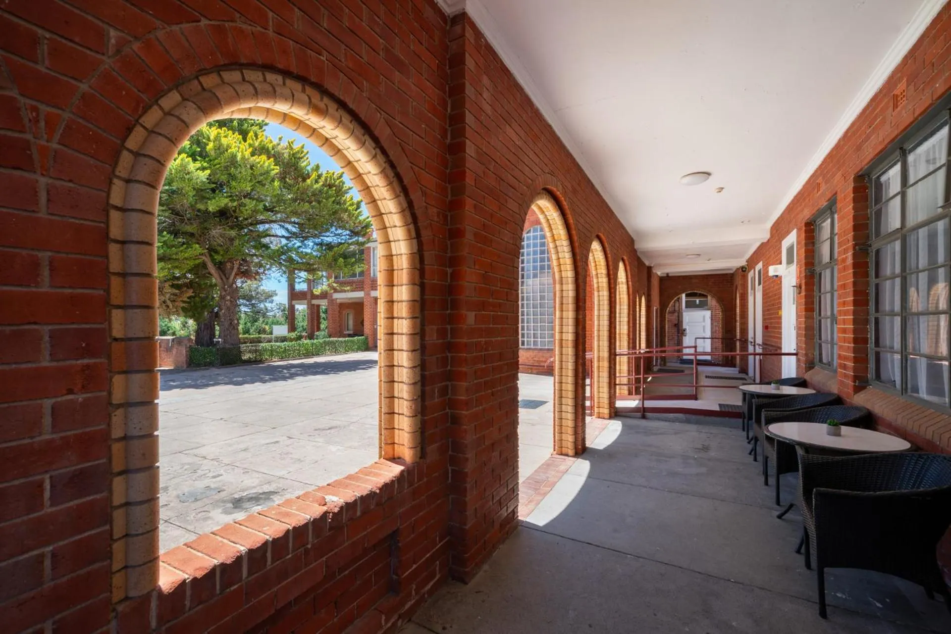 Patio in The Hallows Accommodation