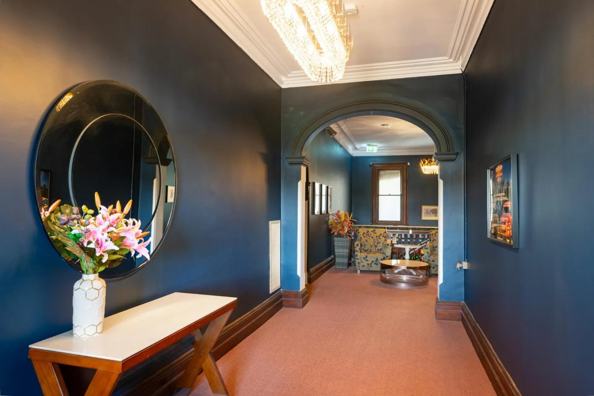 Seating area in The Hallows Accommodation