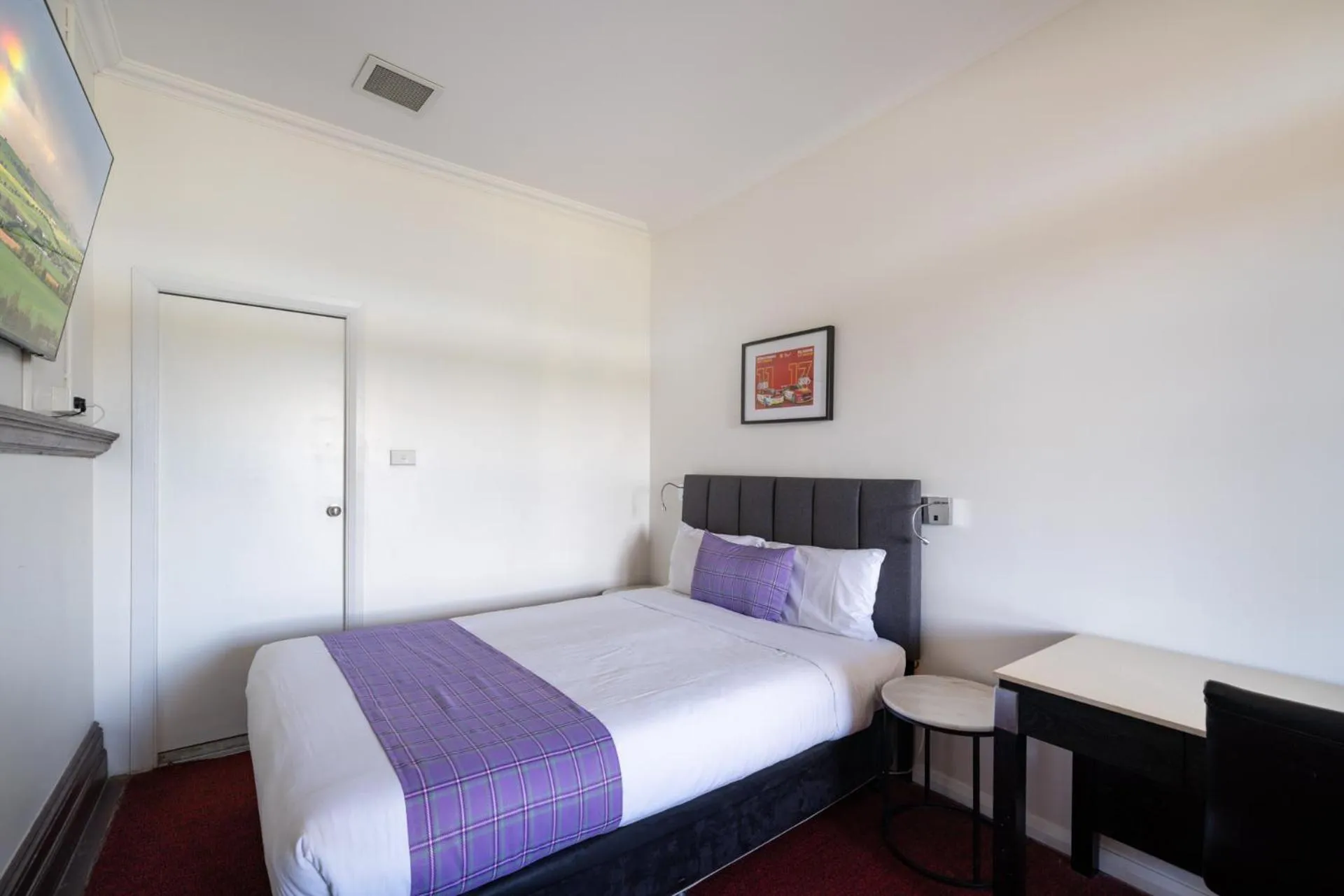 Bed in The Hallows Accommodation