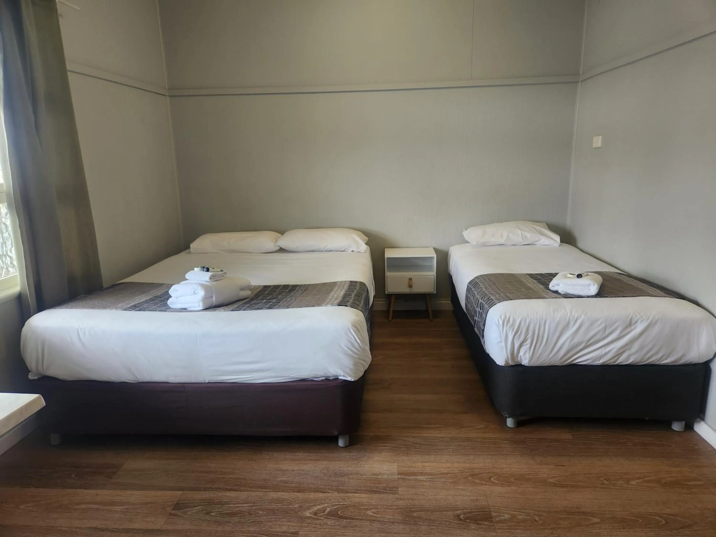 Bed in Ned Kelly's Motel