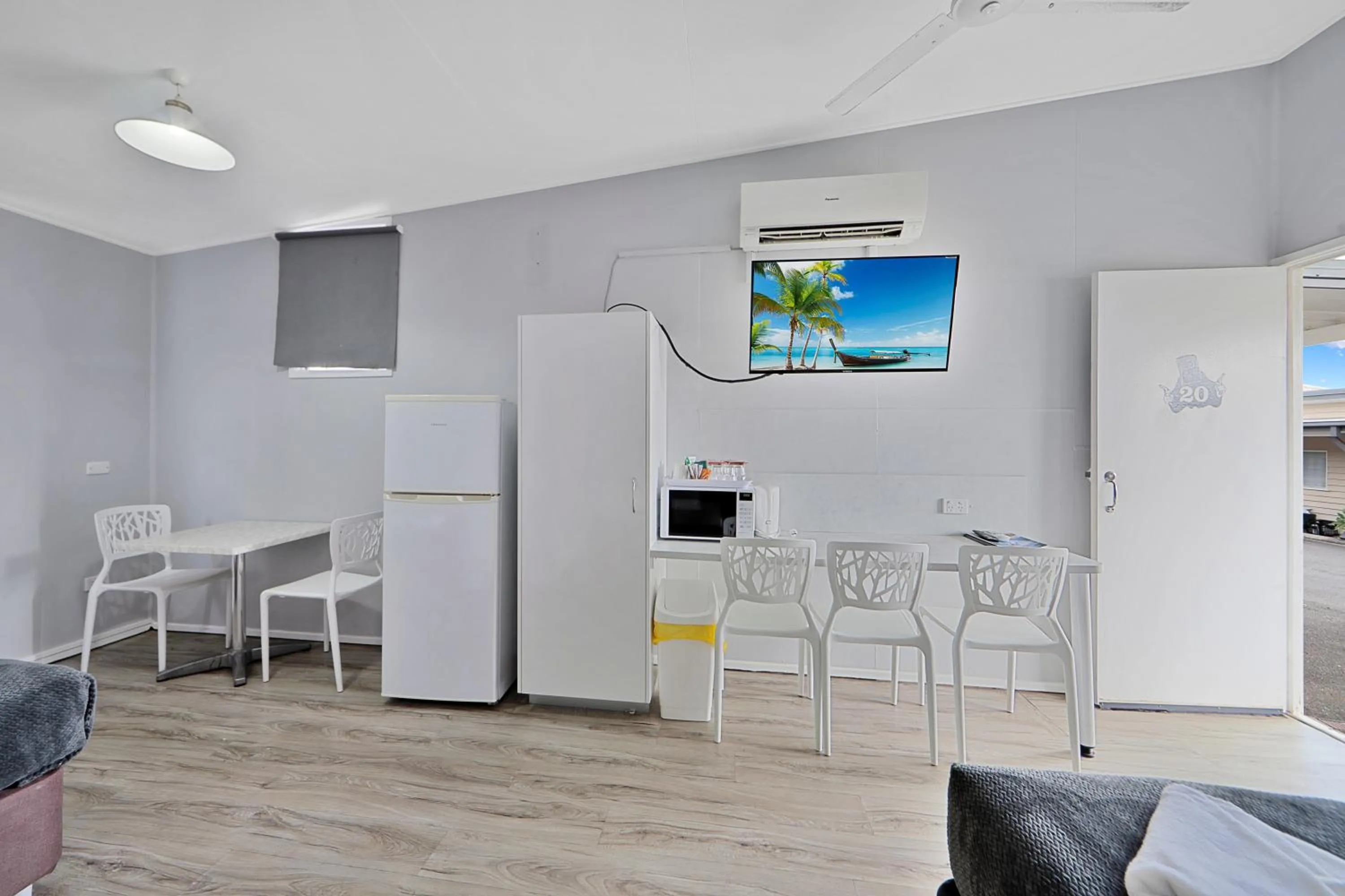 Seating area in Ned Kelly's Motel
