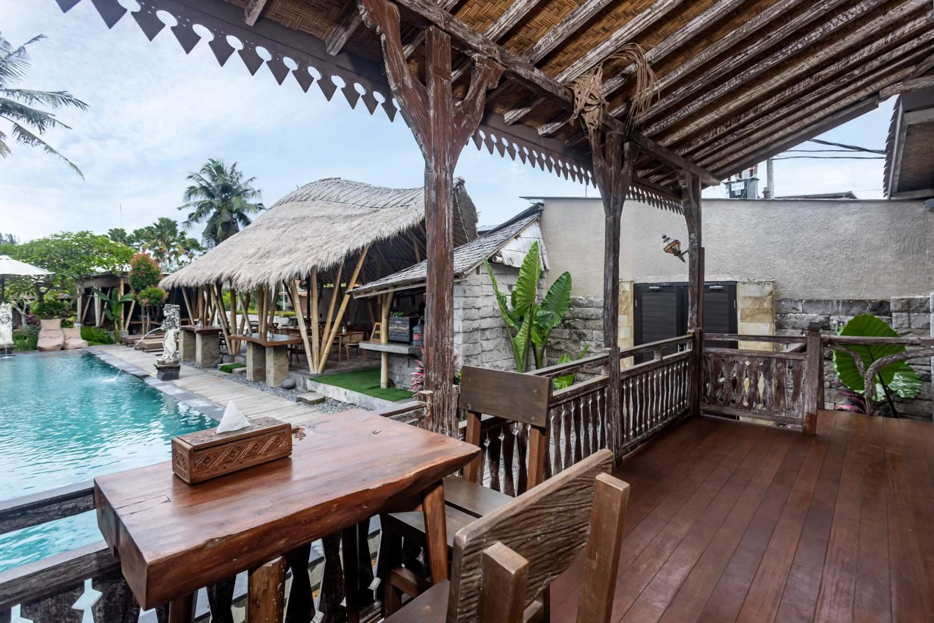 Balcony/Terrace in Ubud Lestari Villa