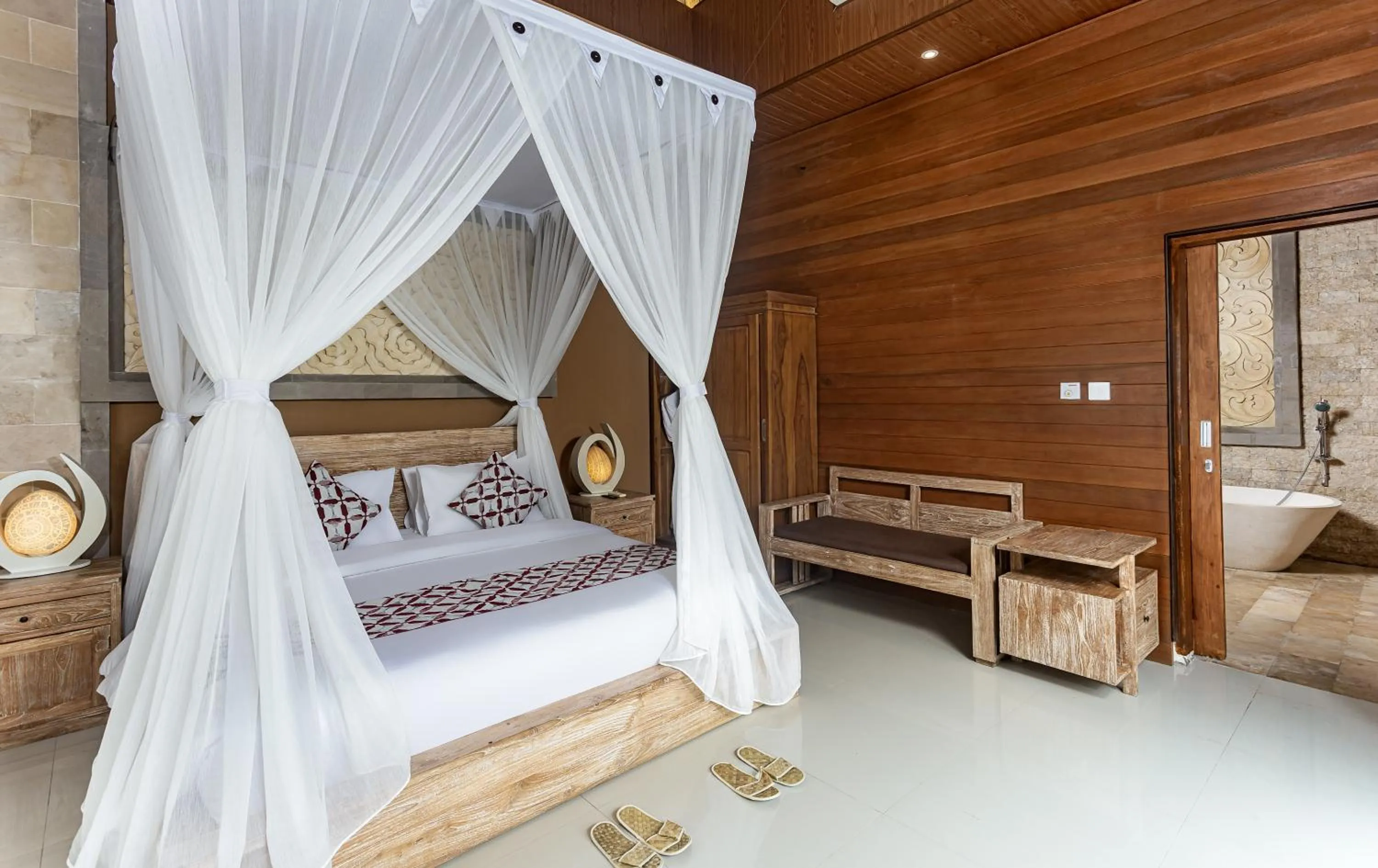 Bedroom, Bed in Ubud Lestari Villa