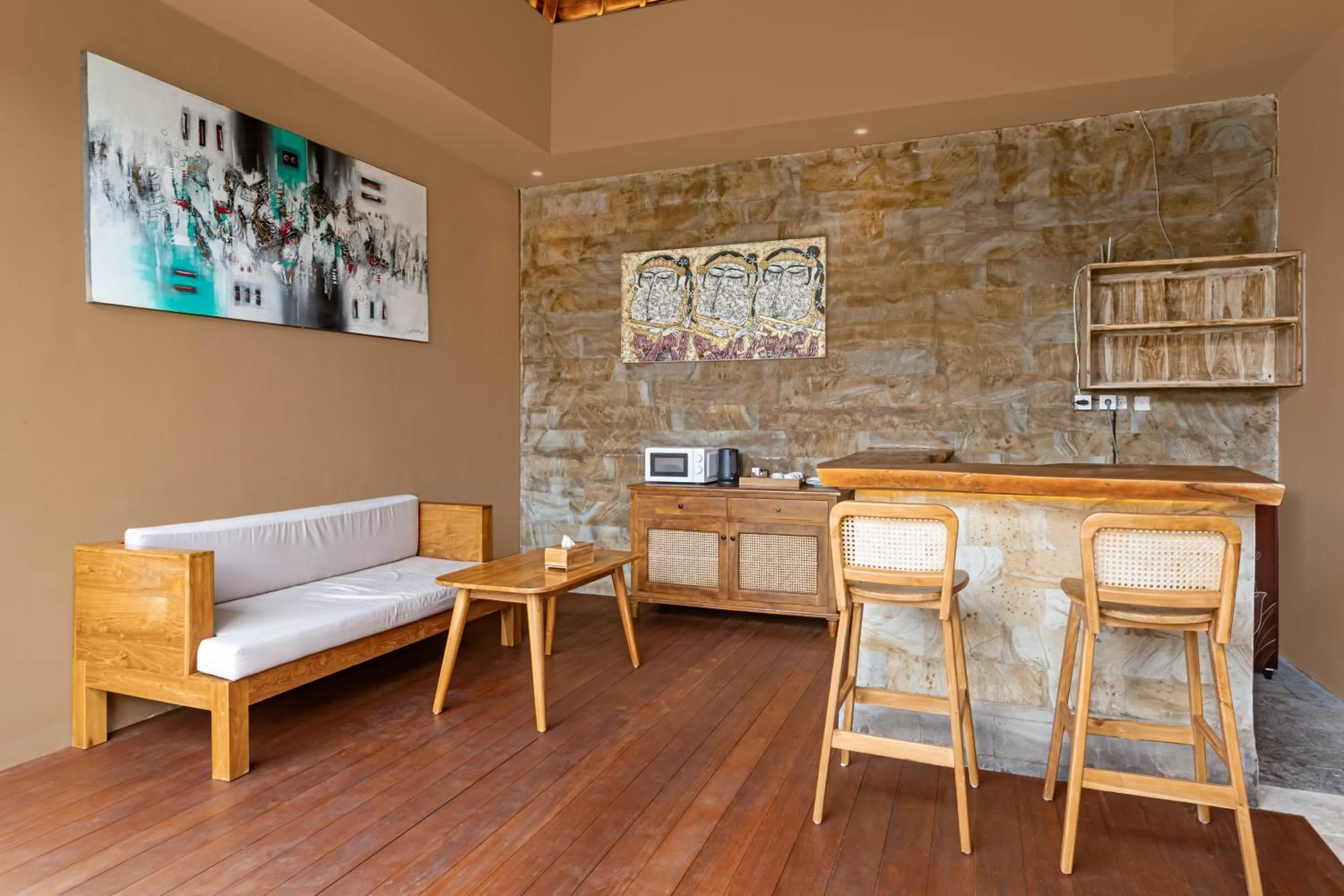 Living room in Ubud Lestari Villa