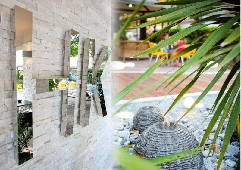 Decorative detail in Hotel Krone