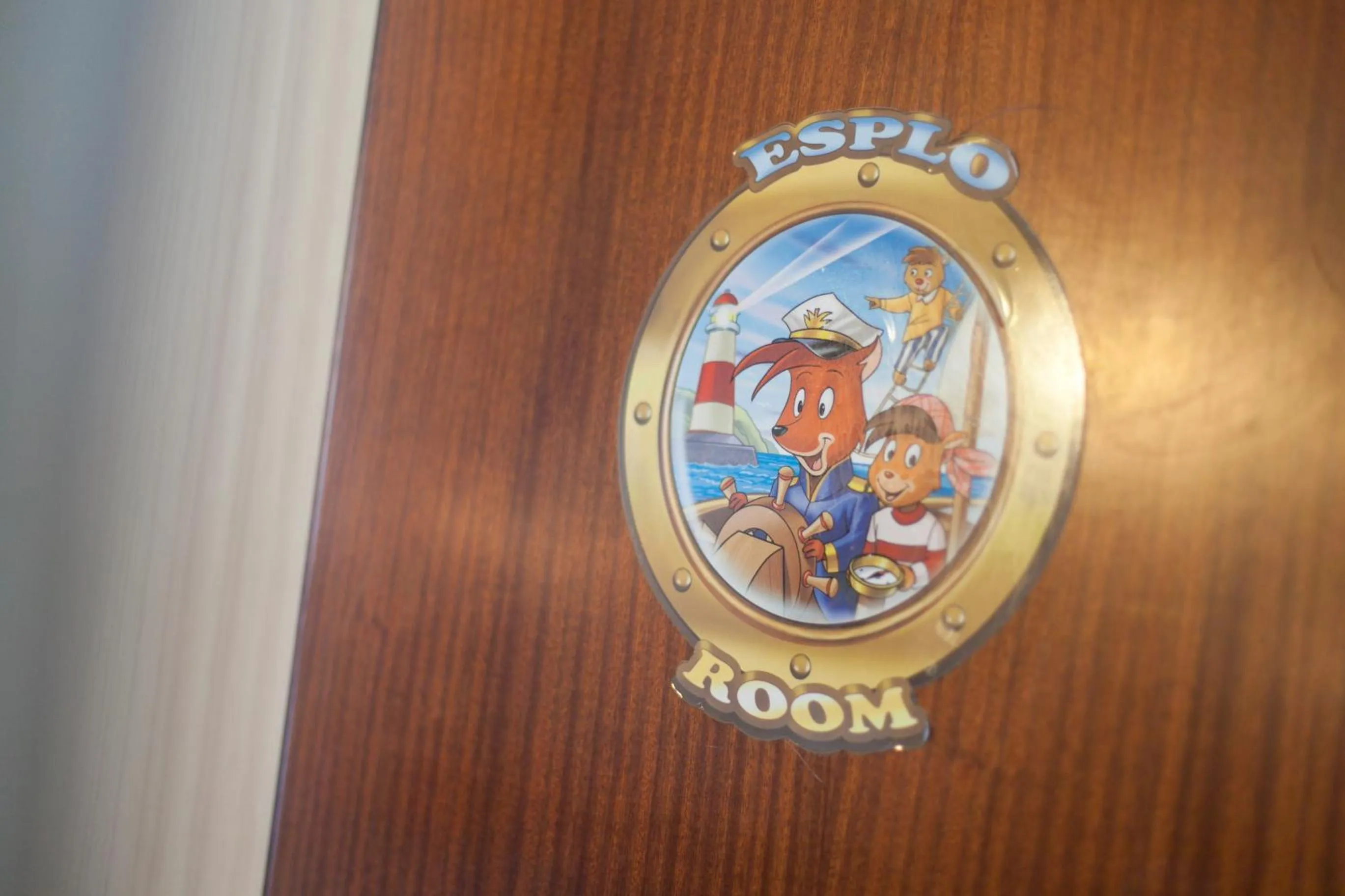 Decorative detail in Hotel Krone