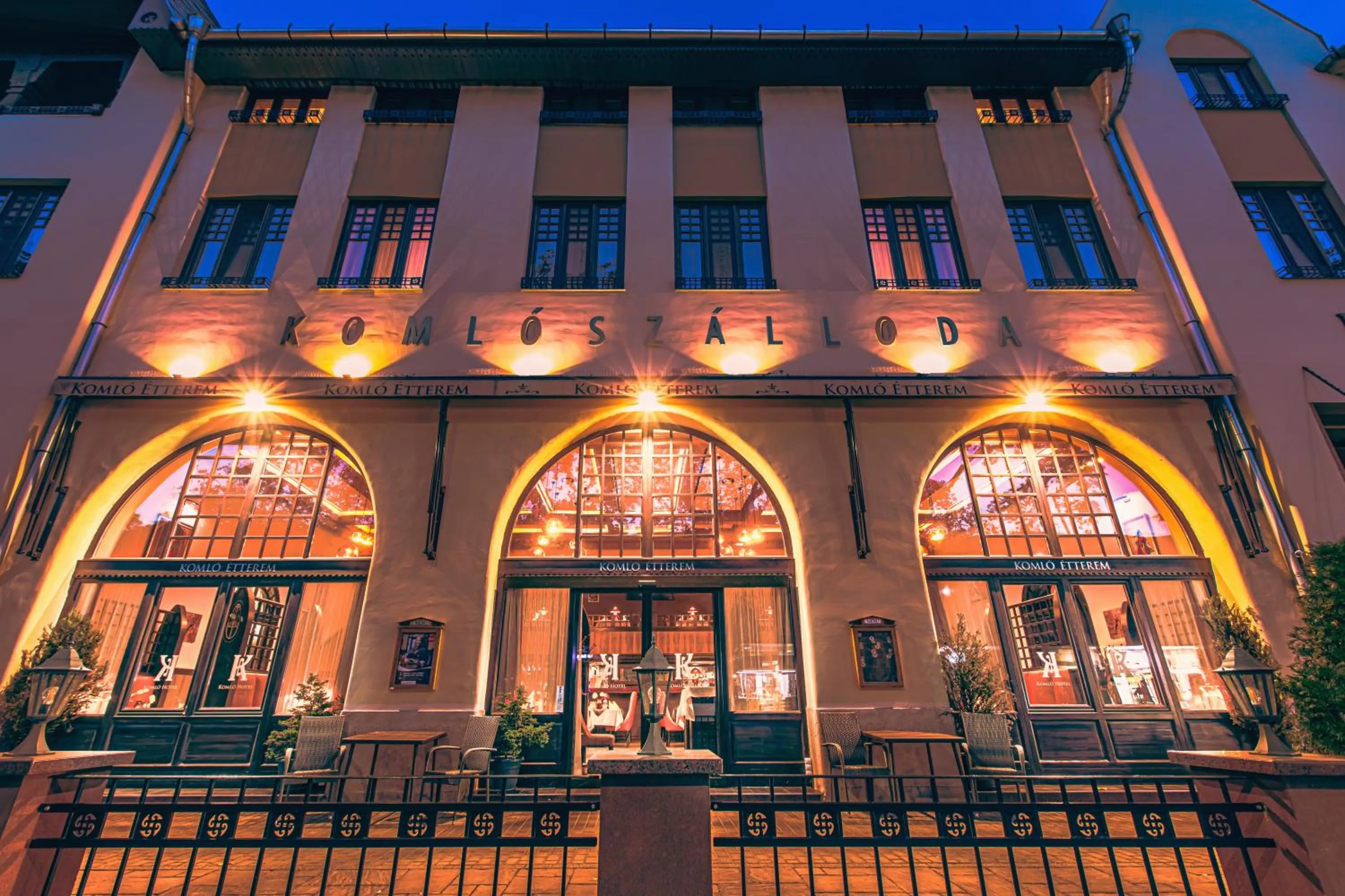 Property building in Komló Hotel Gyula