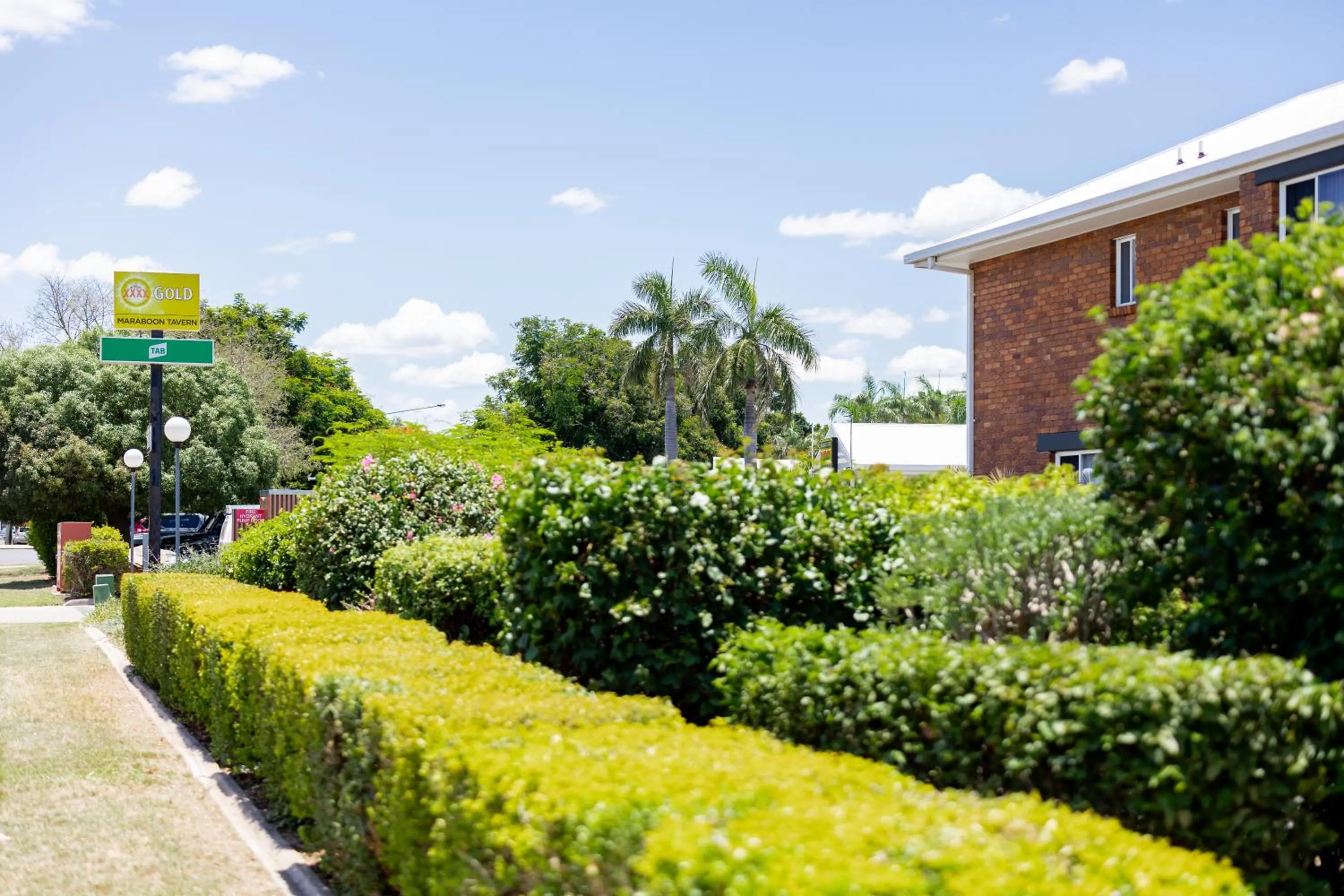 Garden in Maraboon Motor Inn