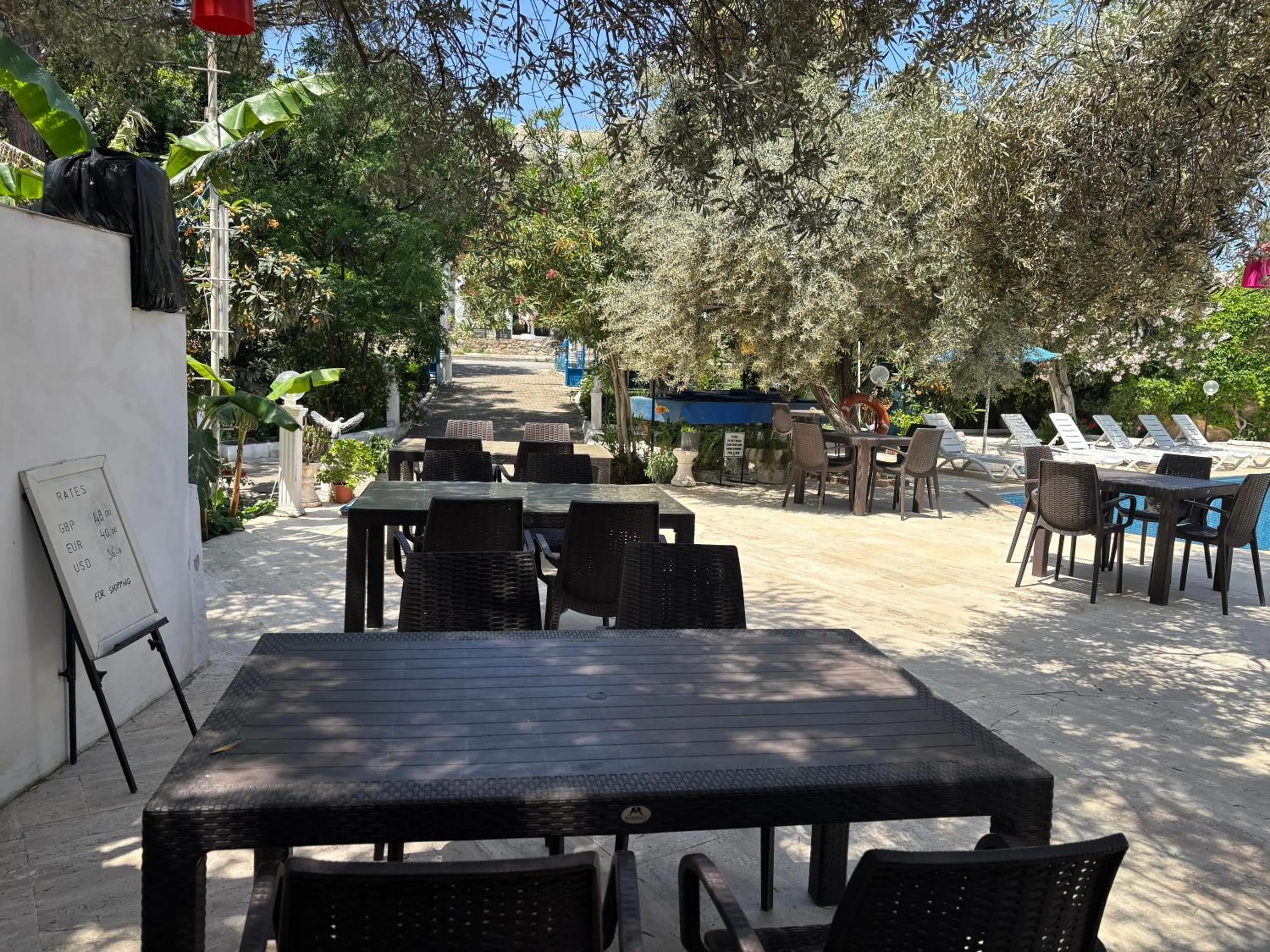 Seating area in Ali Baba Hotel Gümbet
