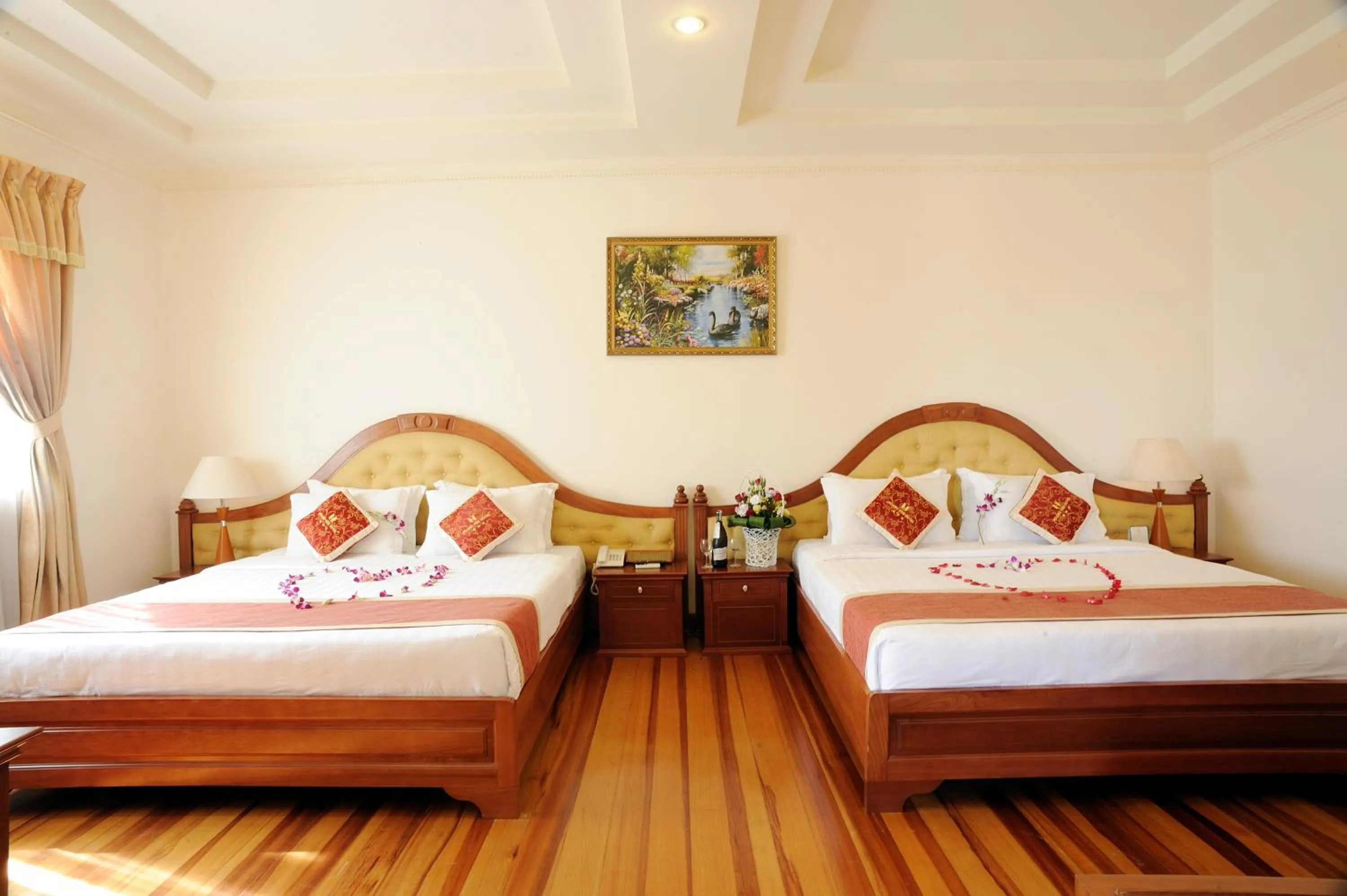 Bed in Hoang Yen 2 Hotel