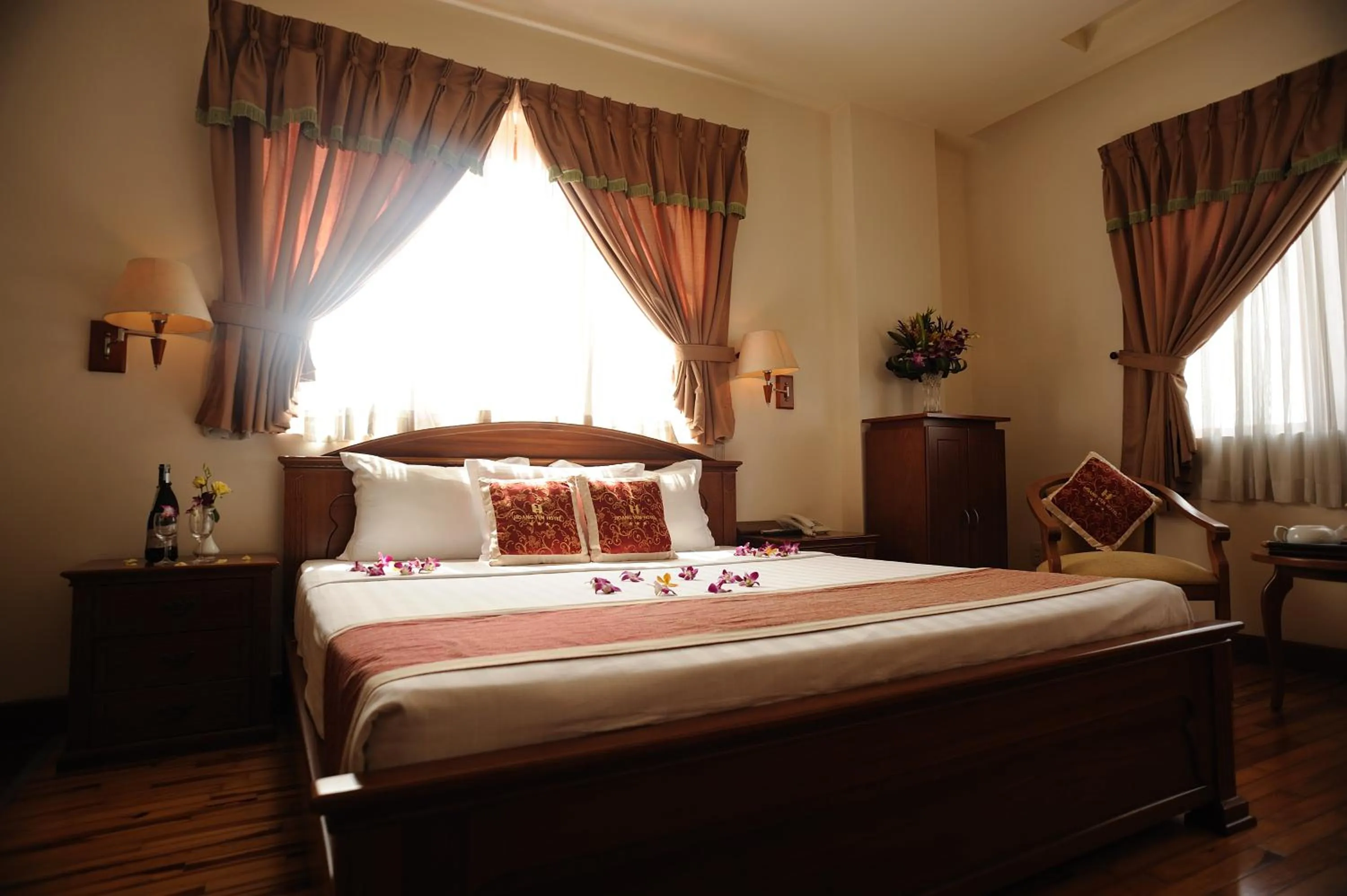 Bed in Hoang Yen 2 Hotel