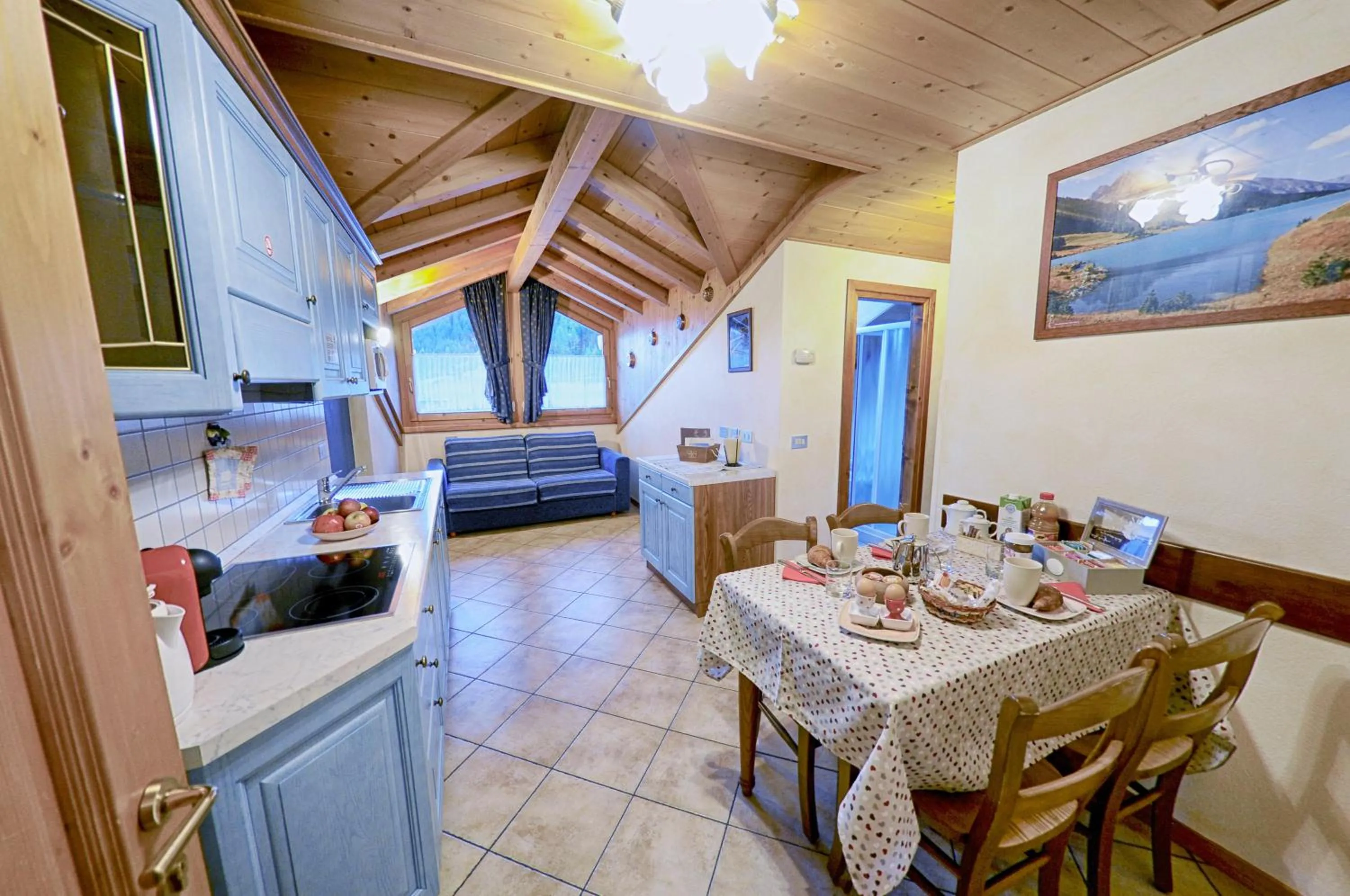 Bed in Rosengarden Alpine Residence