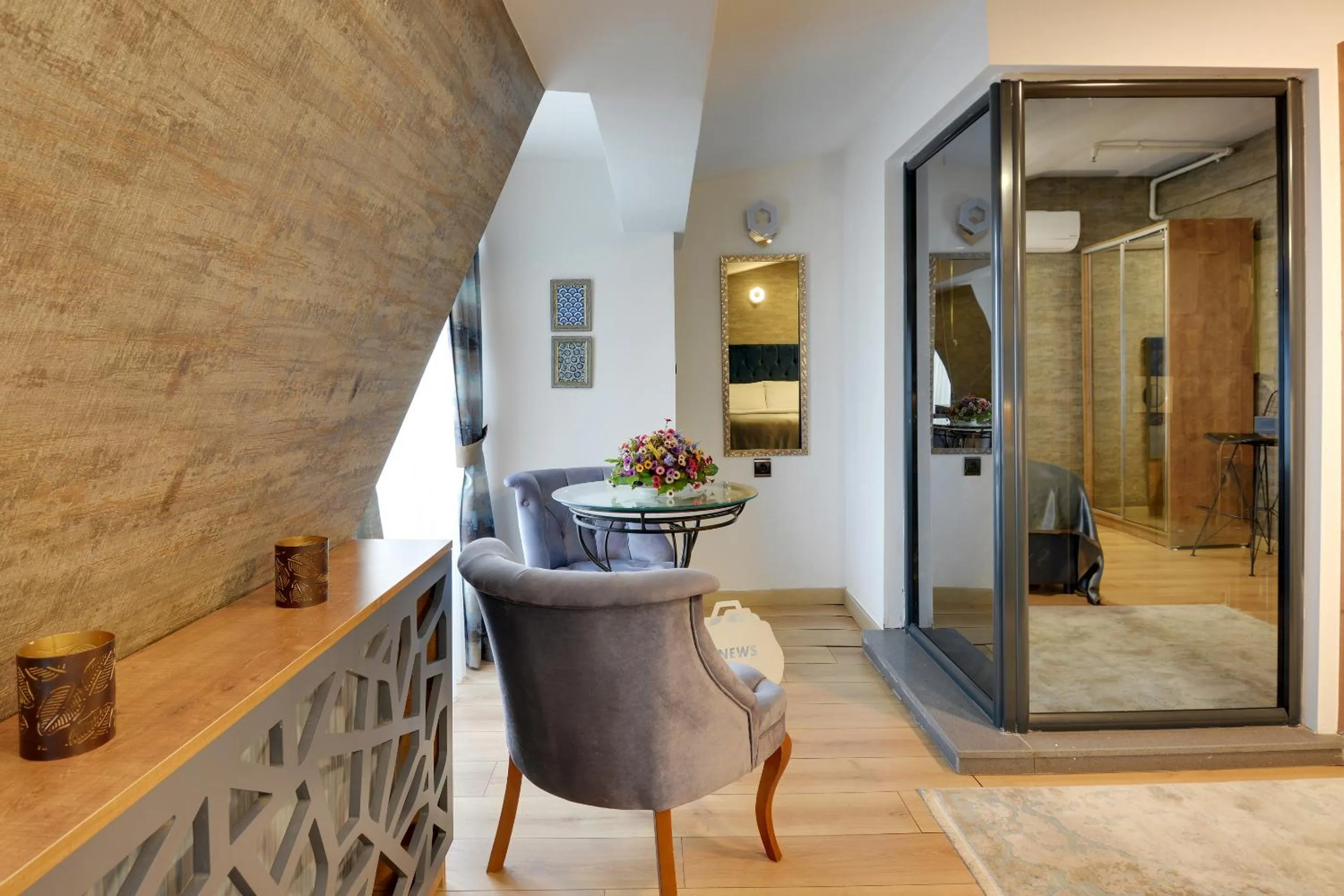 Seating area in Grande Stella Hotel