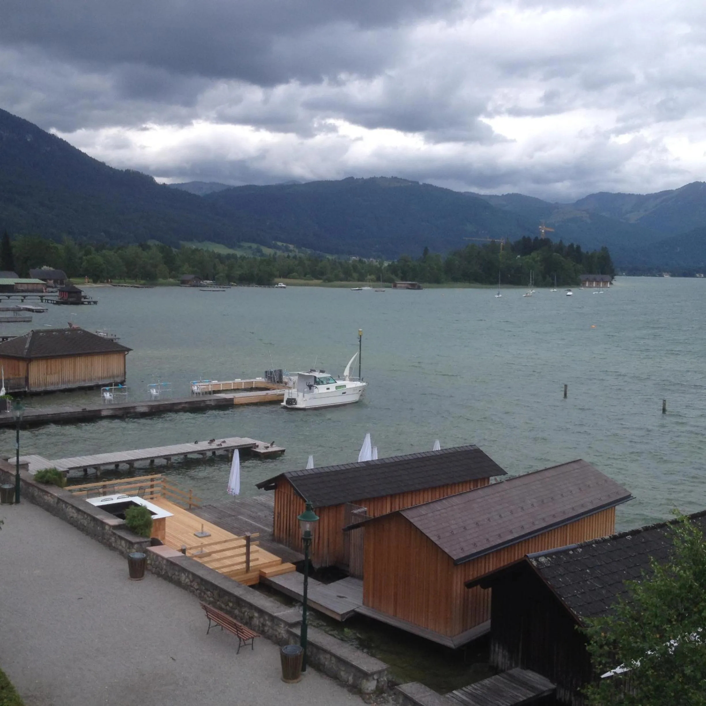 Lake view in Seehotel Lilly