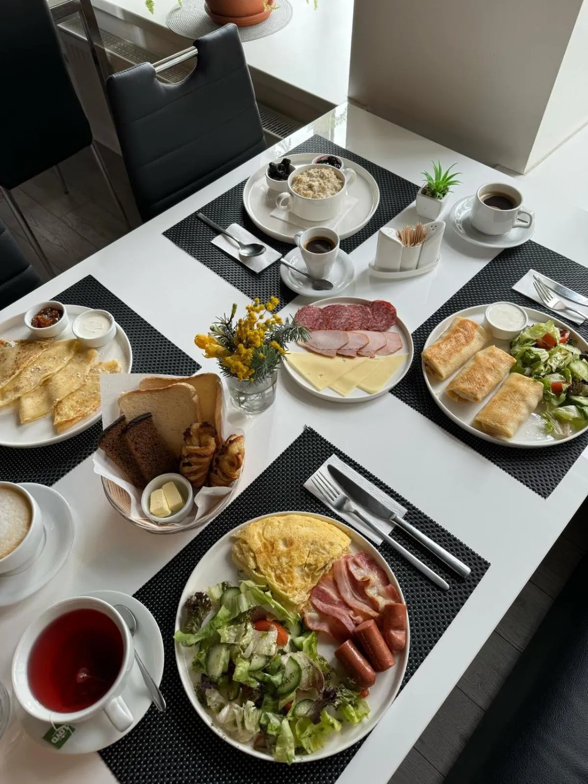 Breakfast in Homelike Hotel