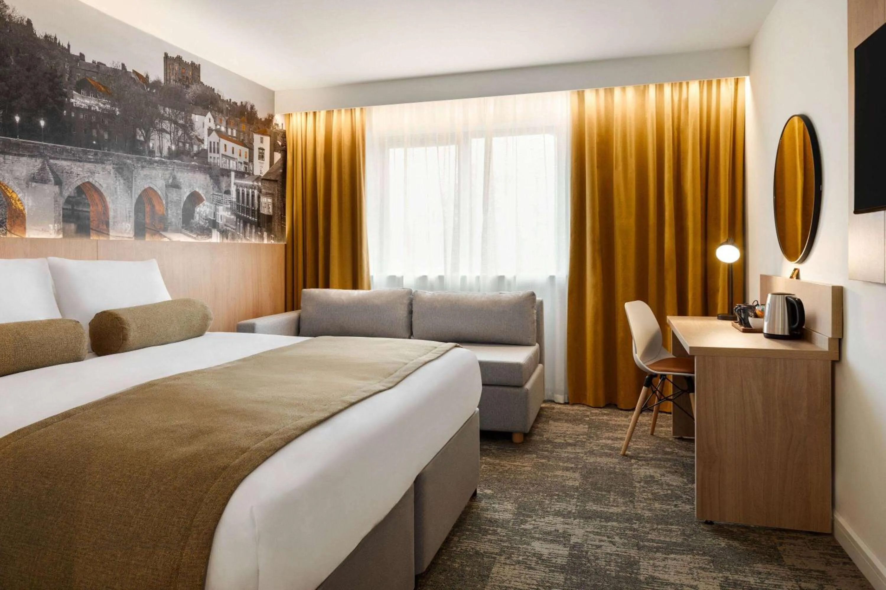 Photo of the whole room, Bed in Super 8 by Wyndham Durham