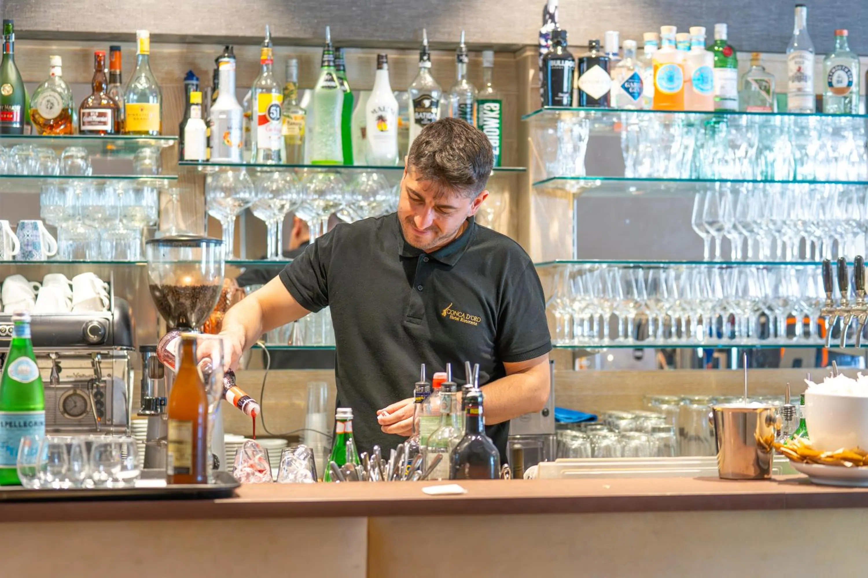 Restaurant/places to eat in Hotel Conca D'Oro ***S