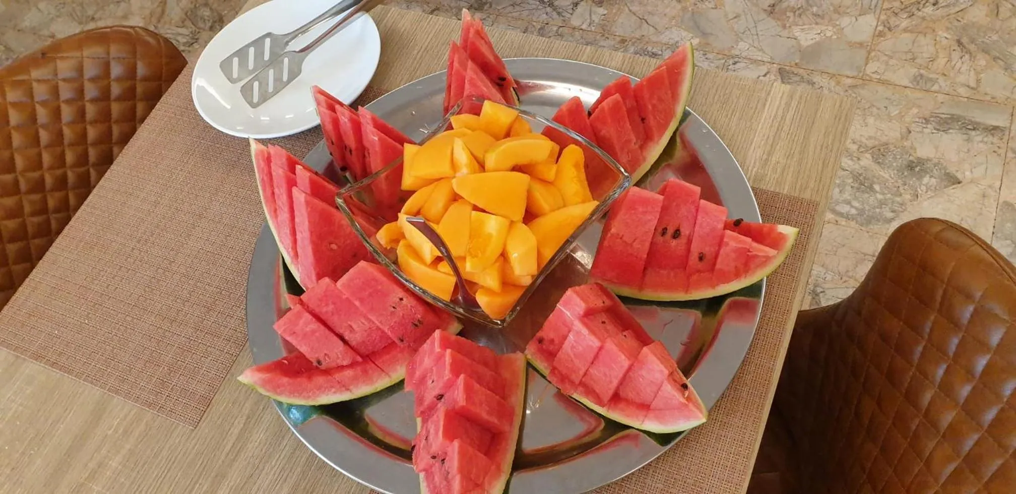 Buffet breakfast in Hotel Conca D'Oro ***S