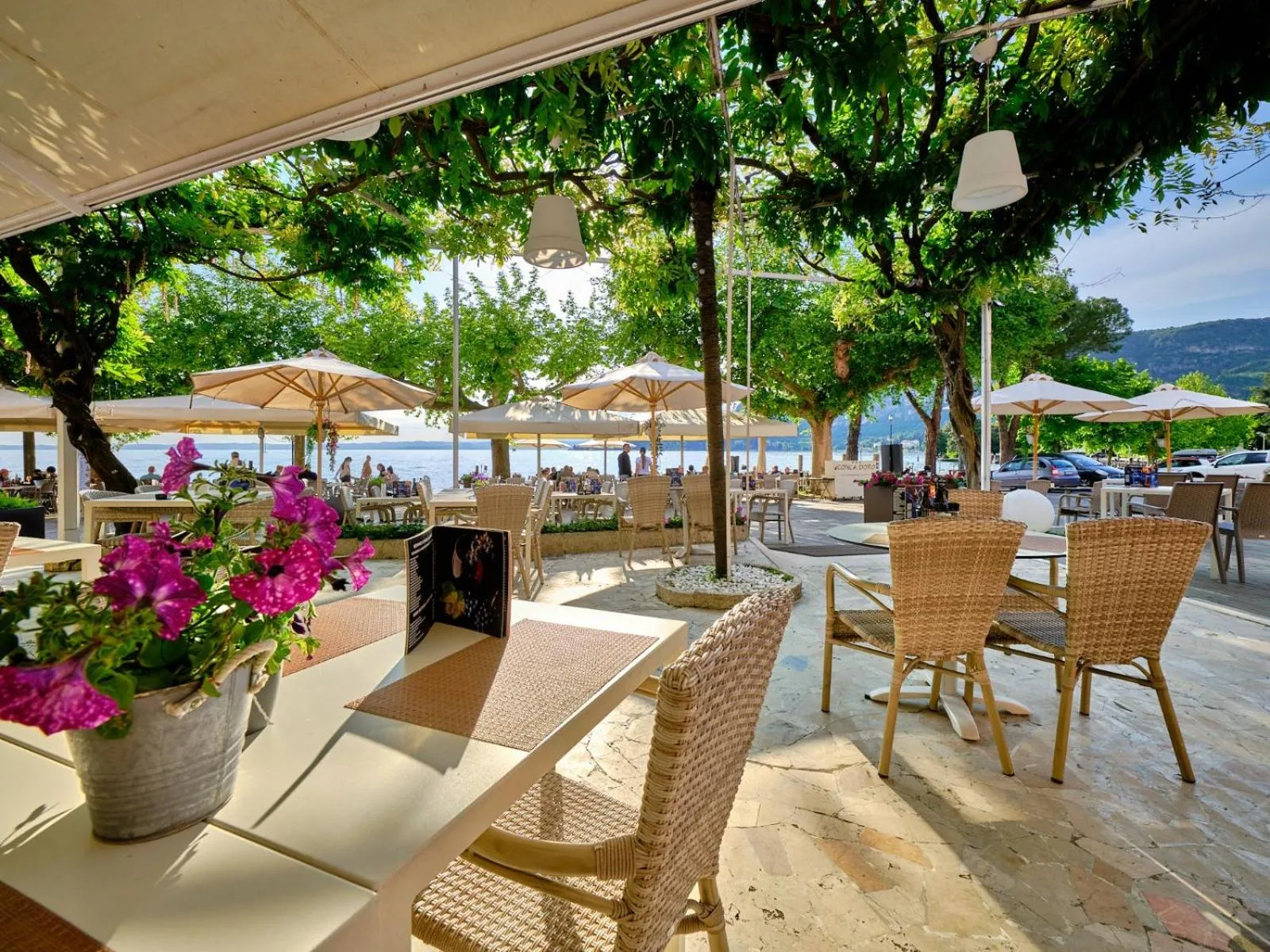 Patio in Hotel Conca D'Oro ***S