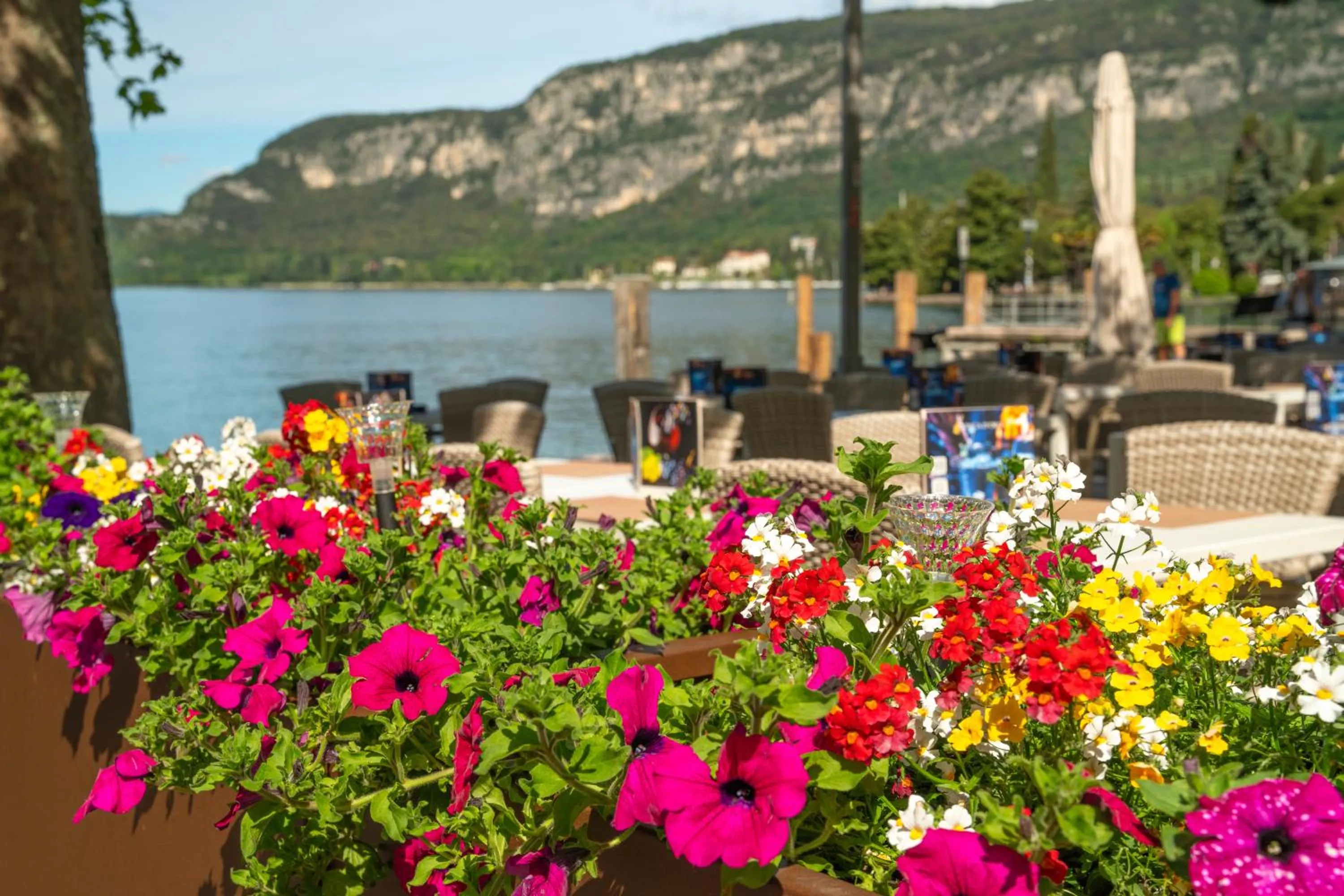 Patio in Hotel Conca D'Oro ***S