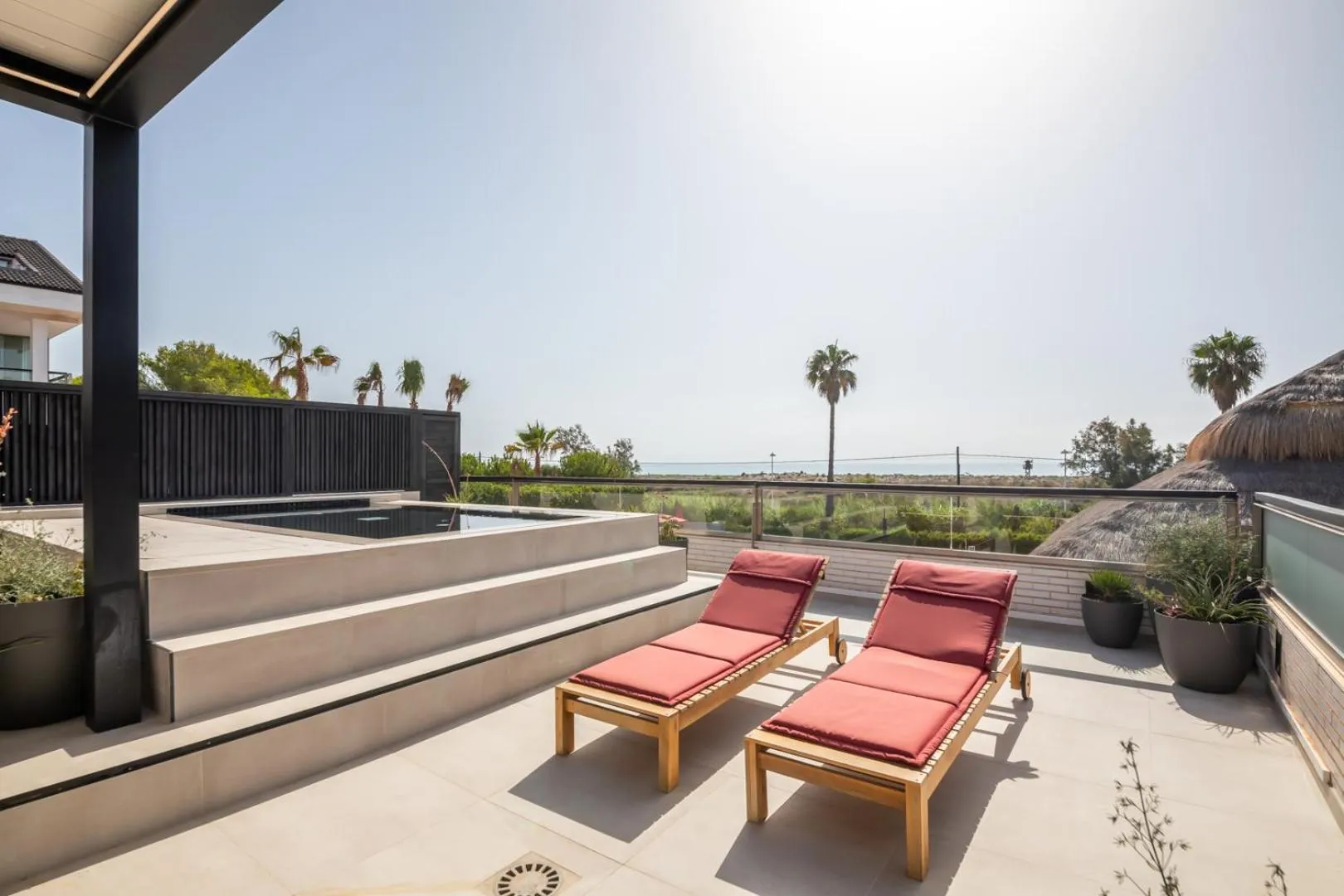 Sea view, Balcony/Terrace in Hotel Els Arenals