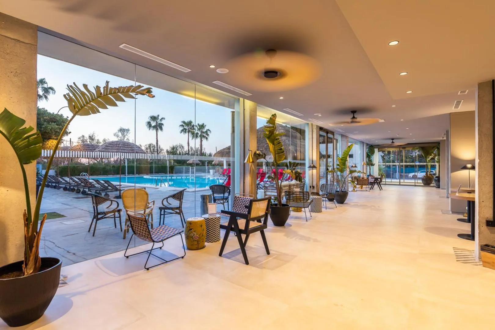 Lobby or reception in Hotel Barú