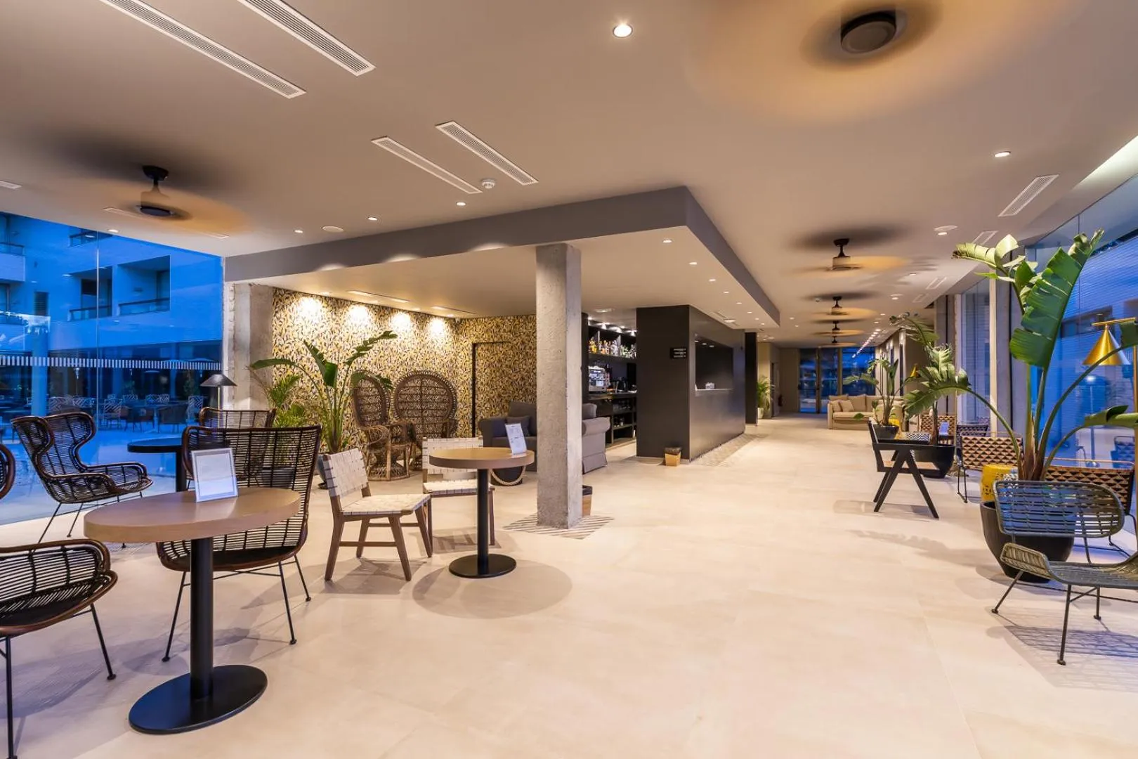 Lobby or reception in Hotel Barú