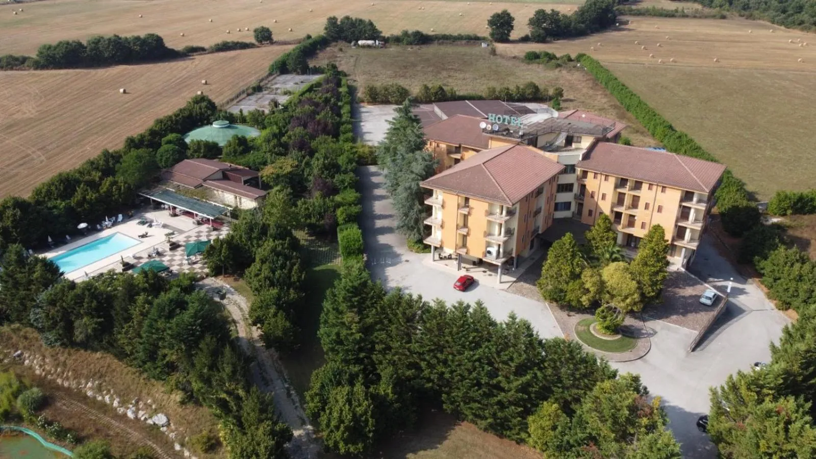 Bird's eye view in Hotel Park Grumentum