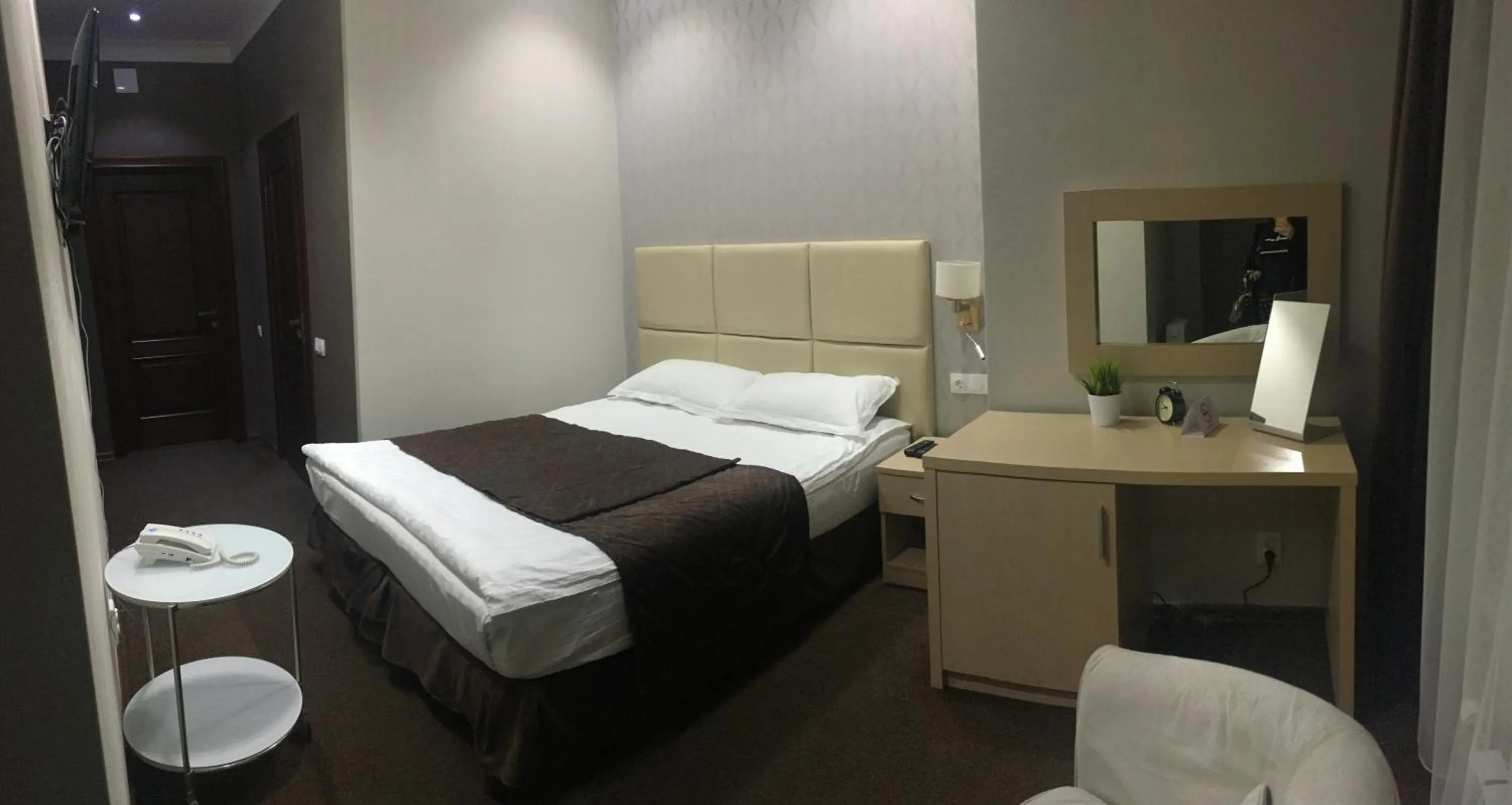 Bed in Orynbor Boutique Hotel