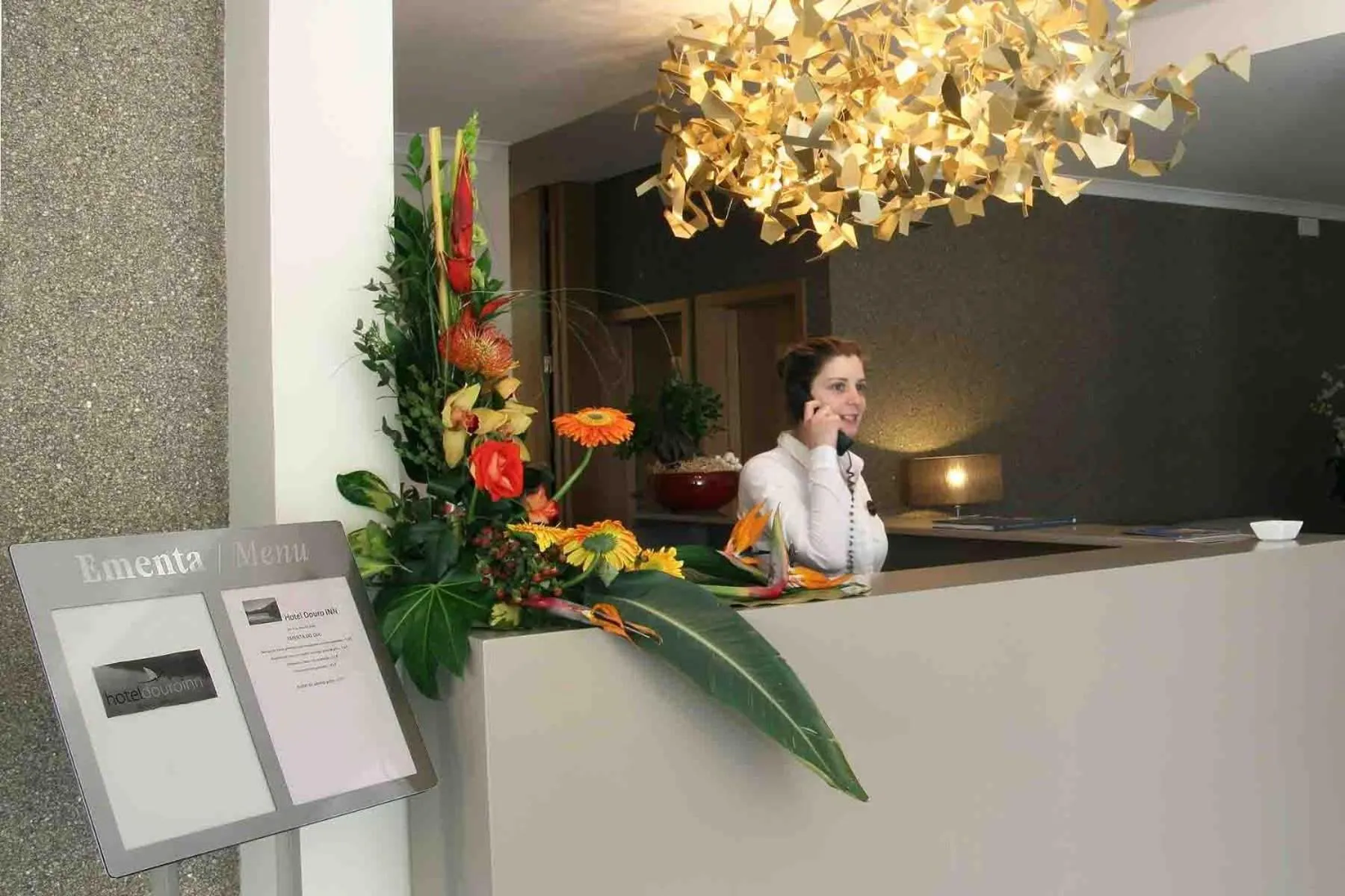 Lobby or reception in Hotel Douro Inn