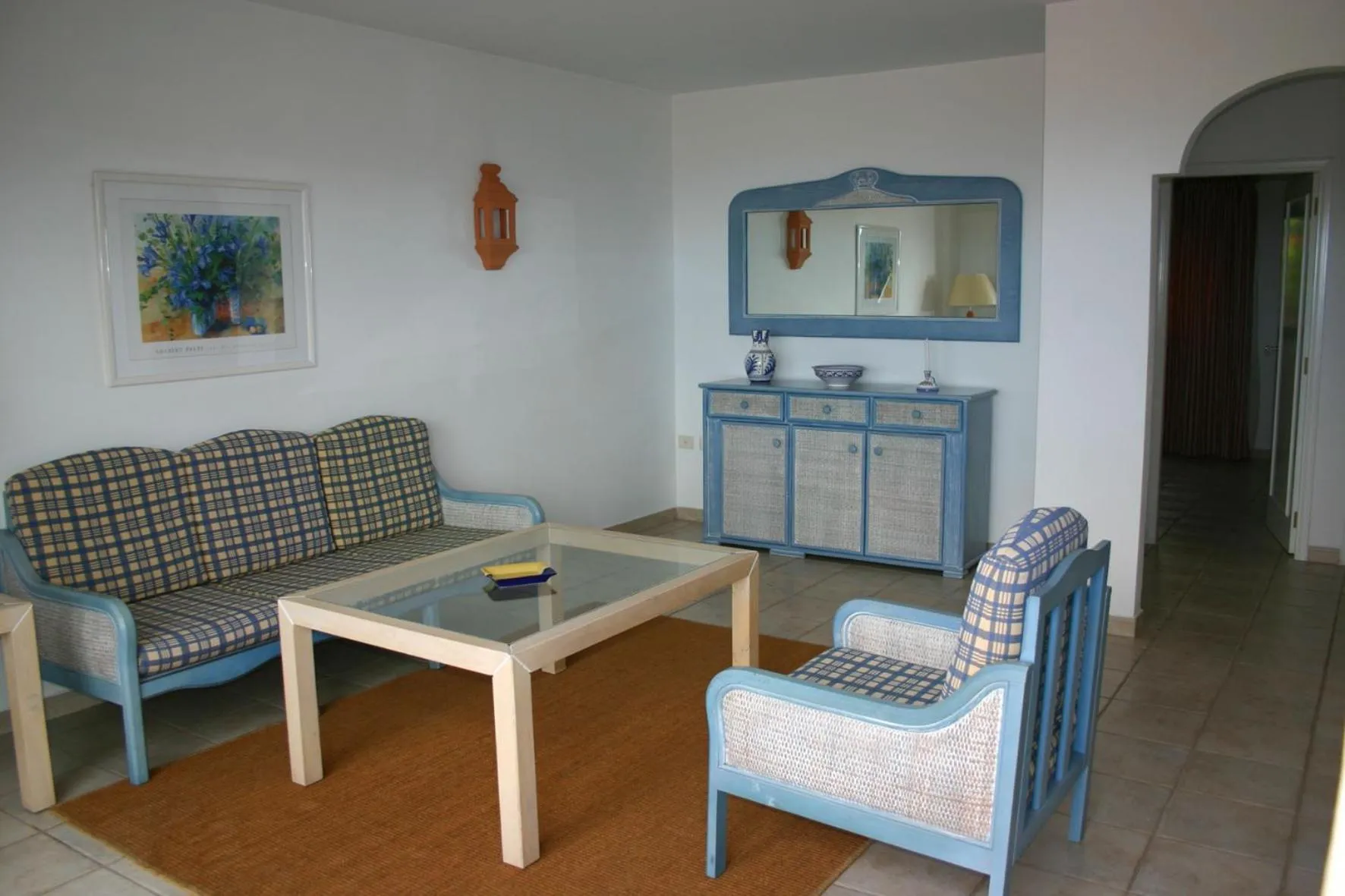 Living room in La Villa