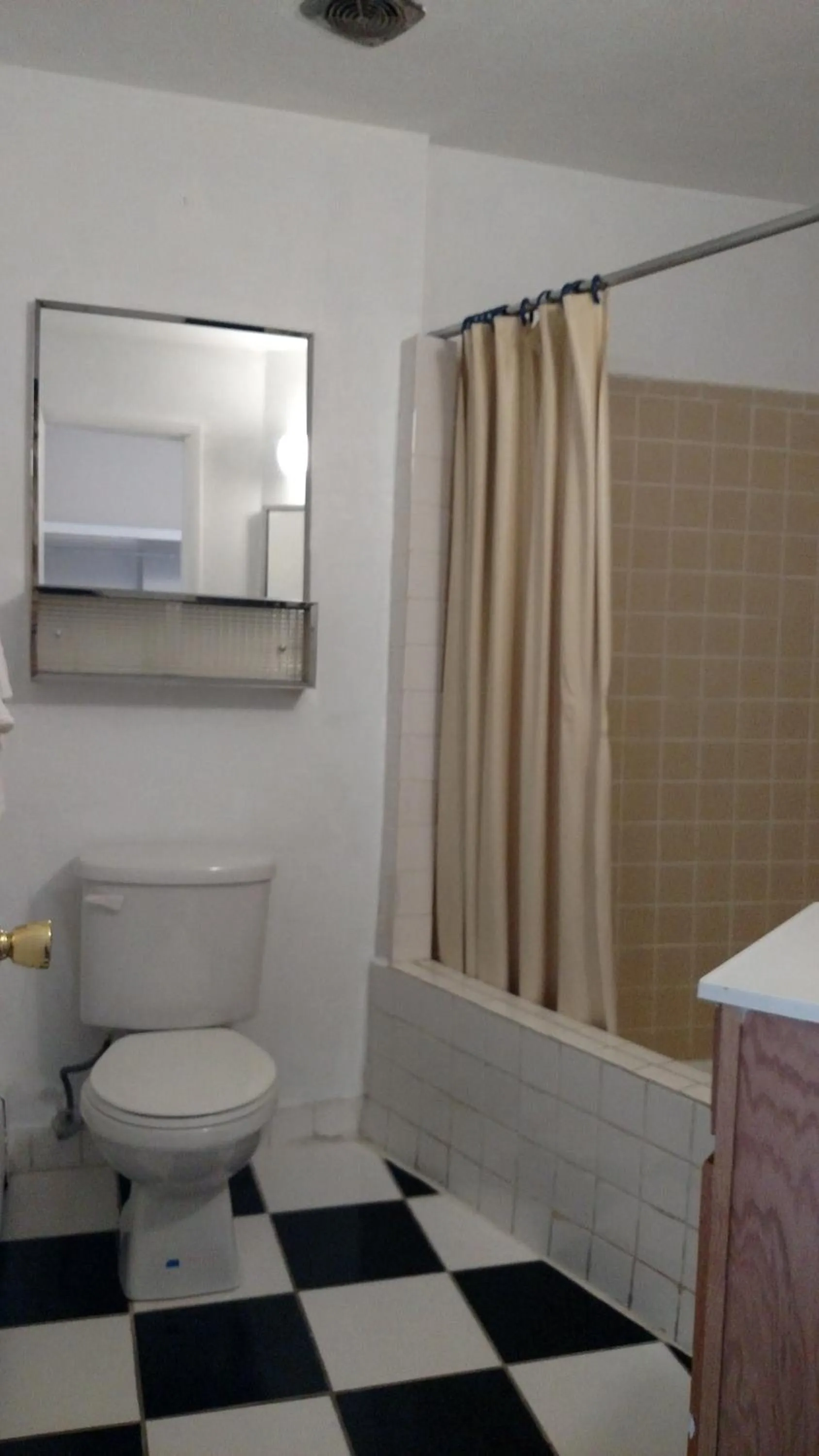 Bathroom in Essex House Motel