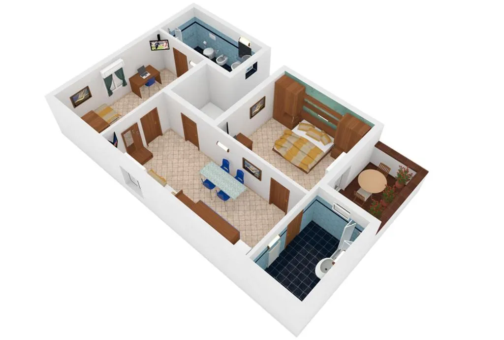 Floor plan in Residence Veliero