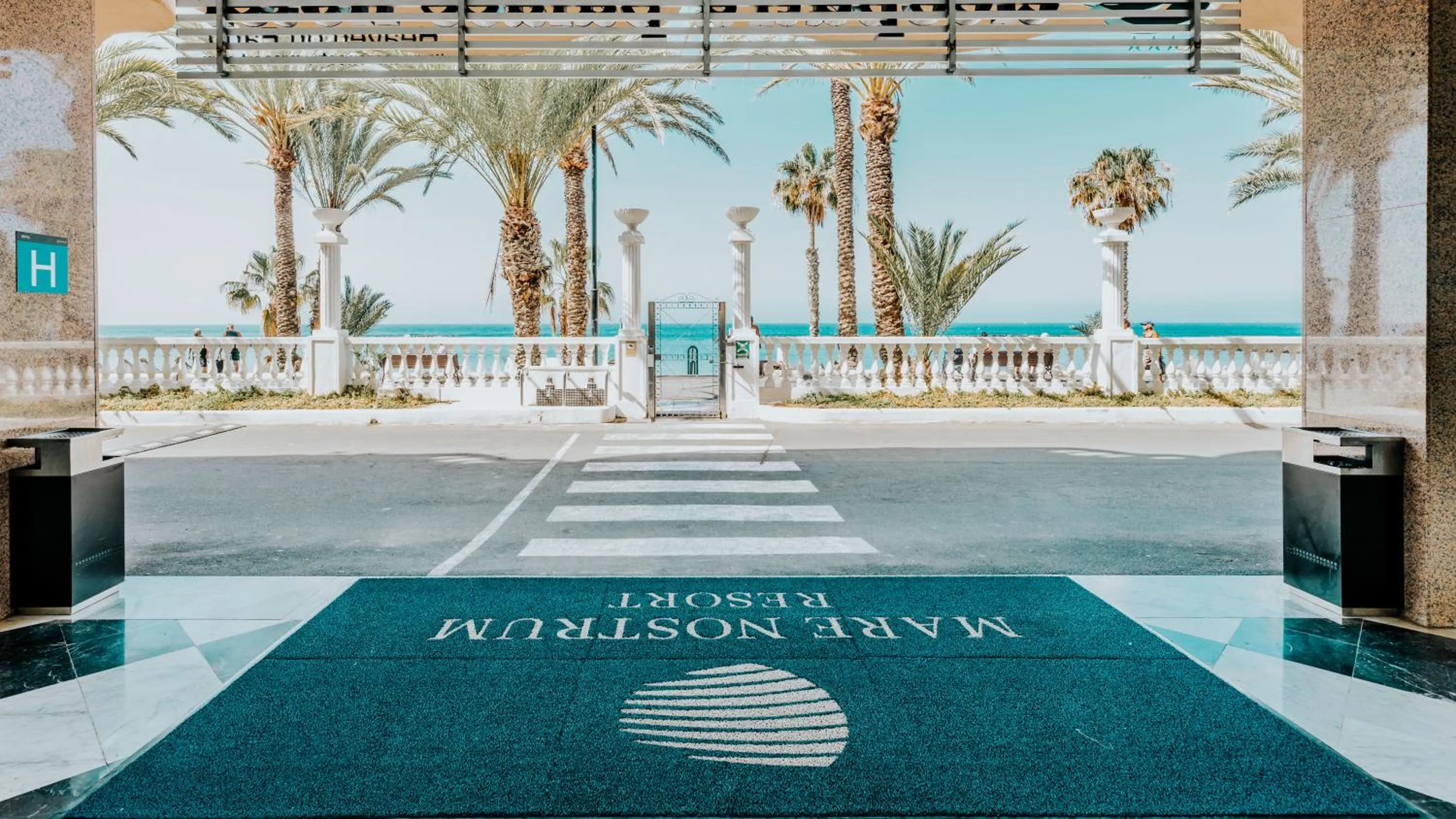 Lobby or reception in Hotel Cleopatra Palace