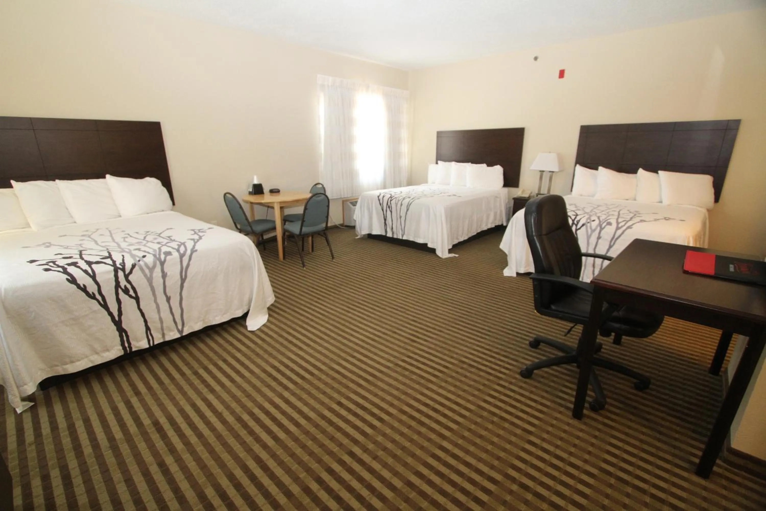 Bed in Bowman Inn and Suites