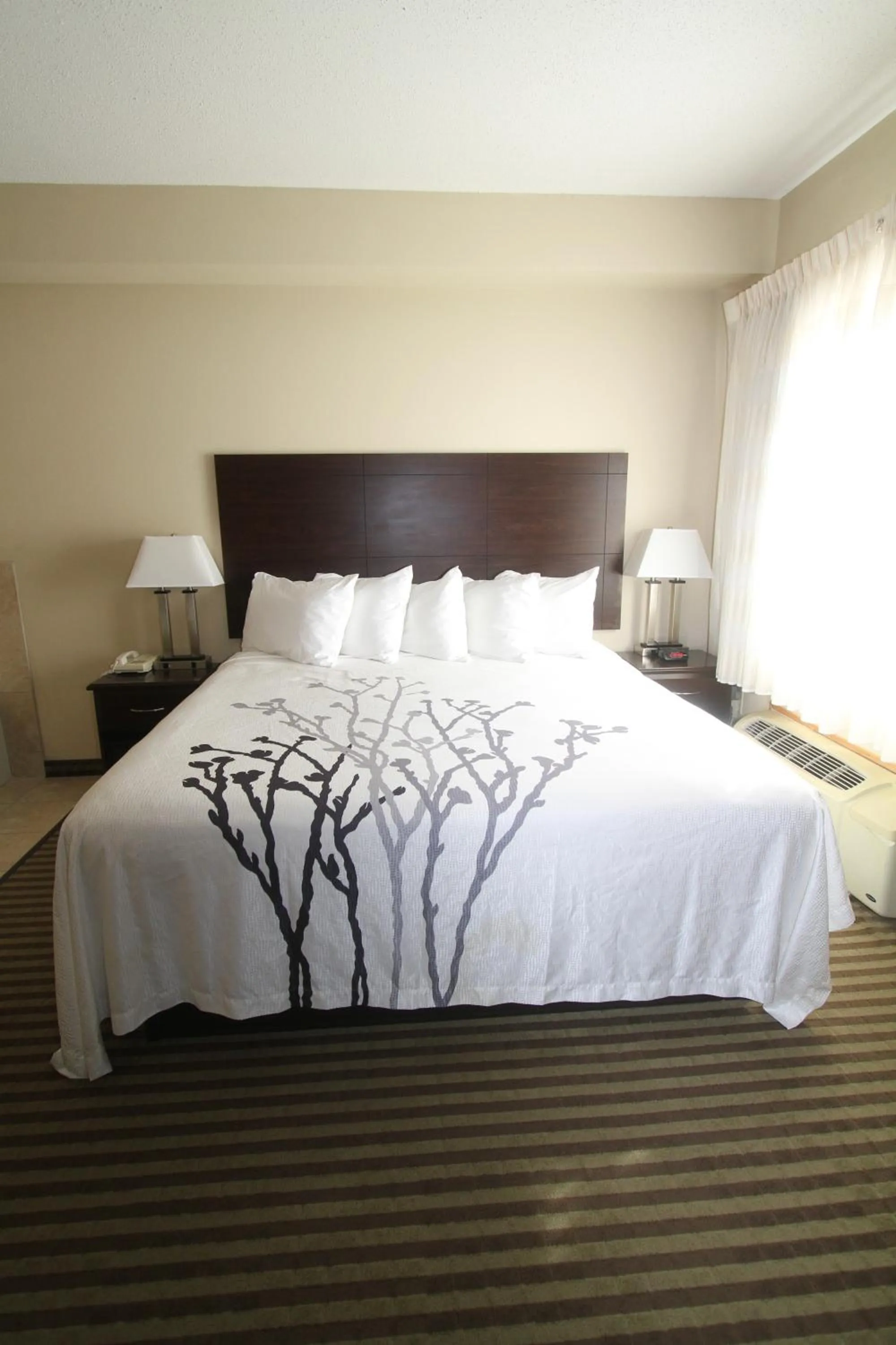 Bed in Bowman Inn and Suites