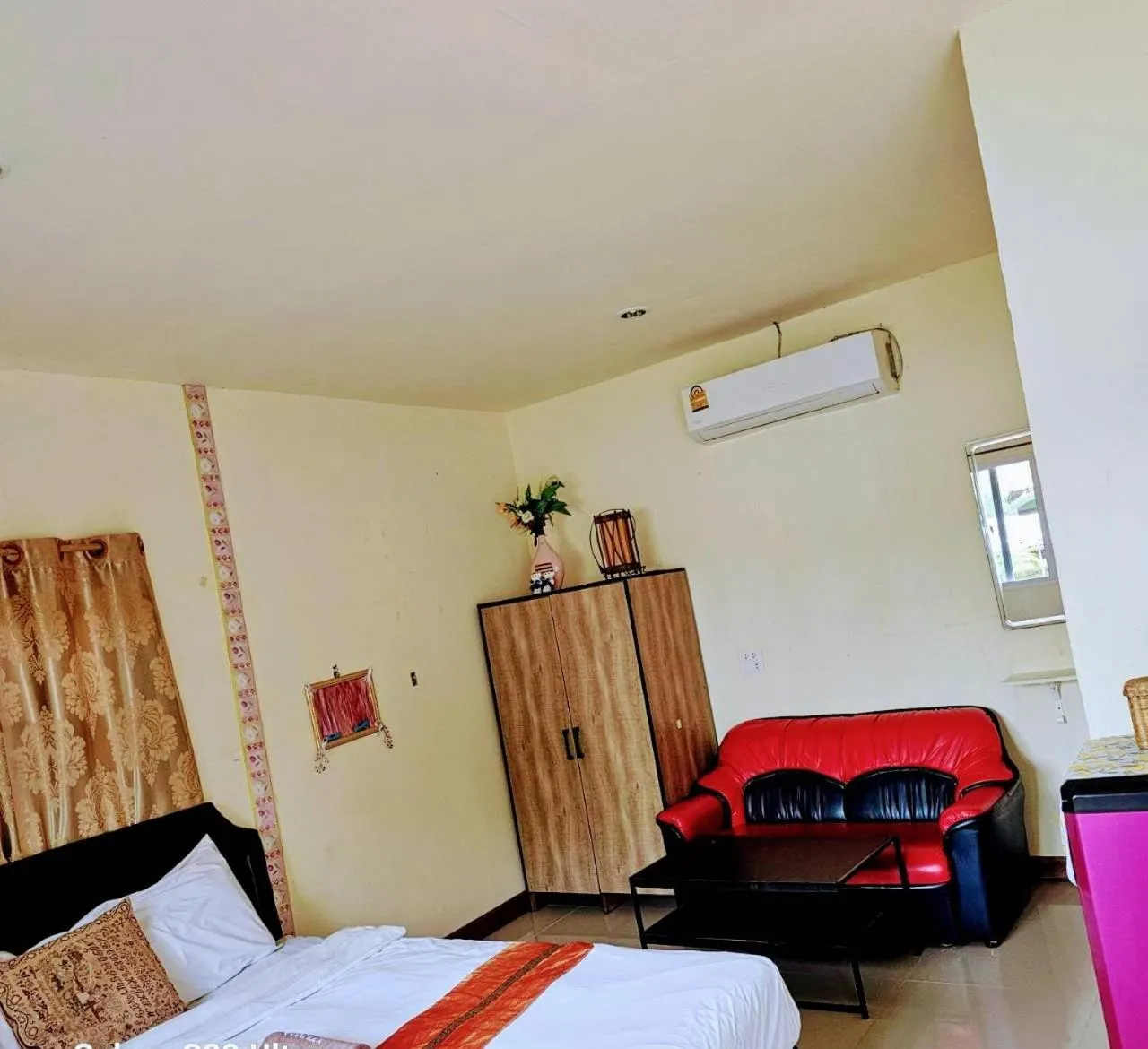 wardrobe, Bed in Everest Resort Samui - SHA Plus