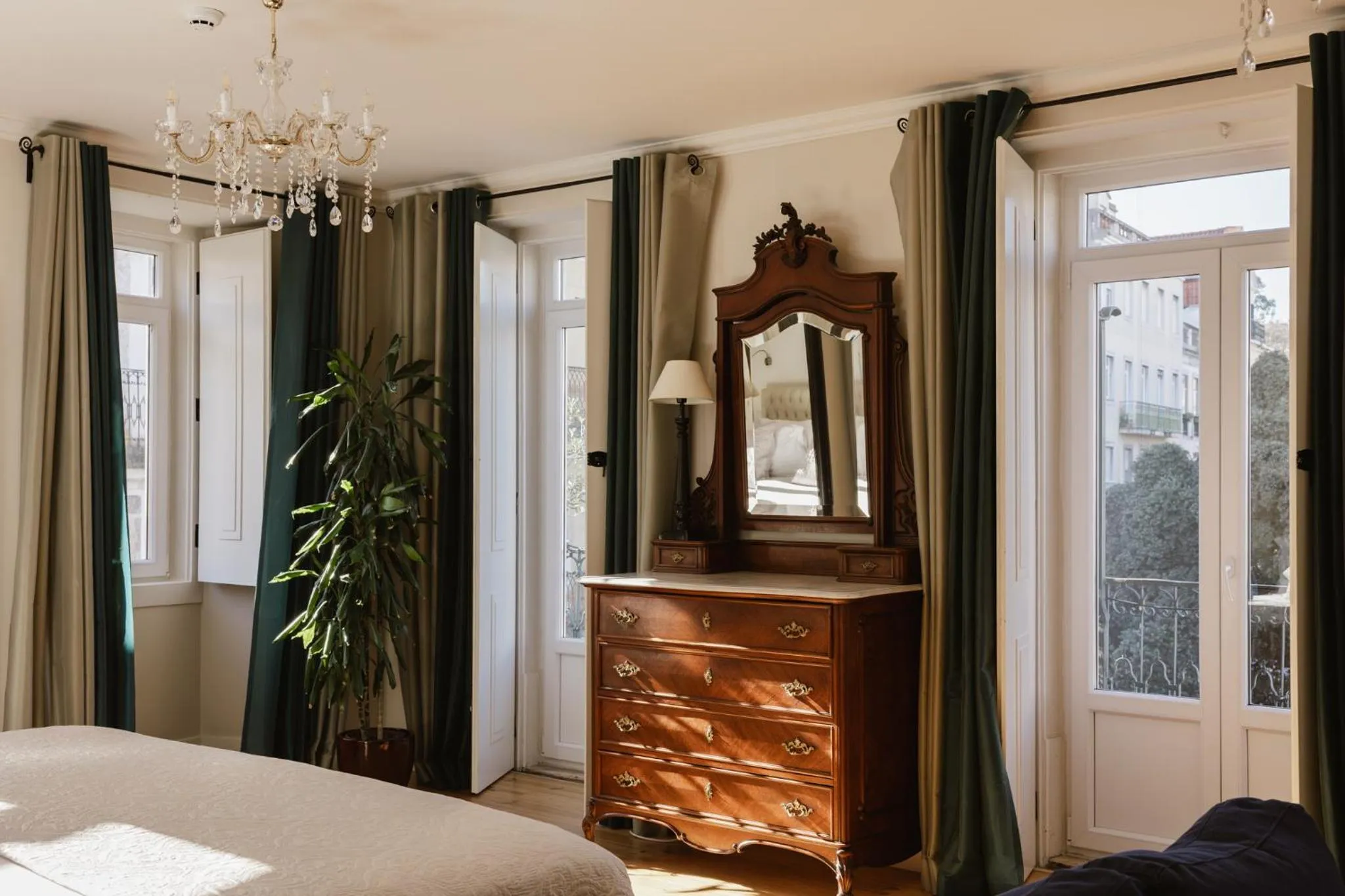 hair dresser, Bed in Hotel Alegria