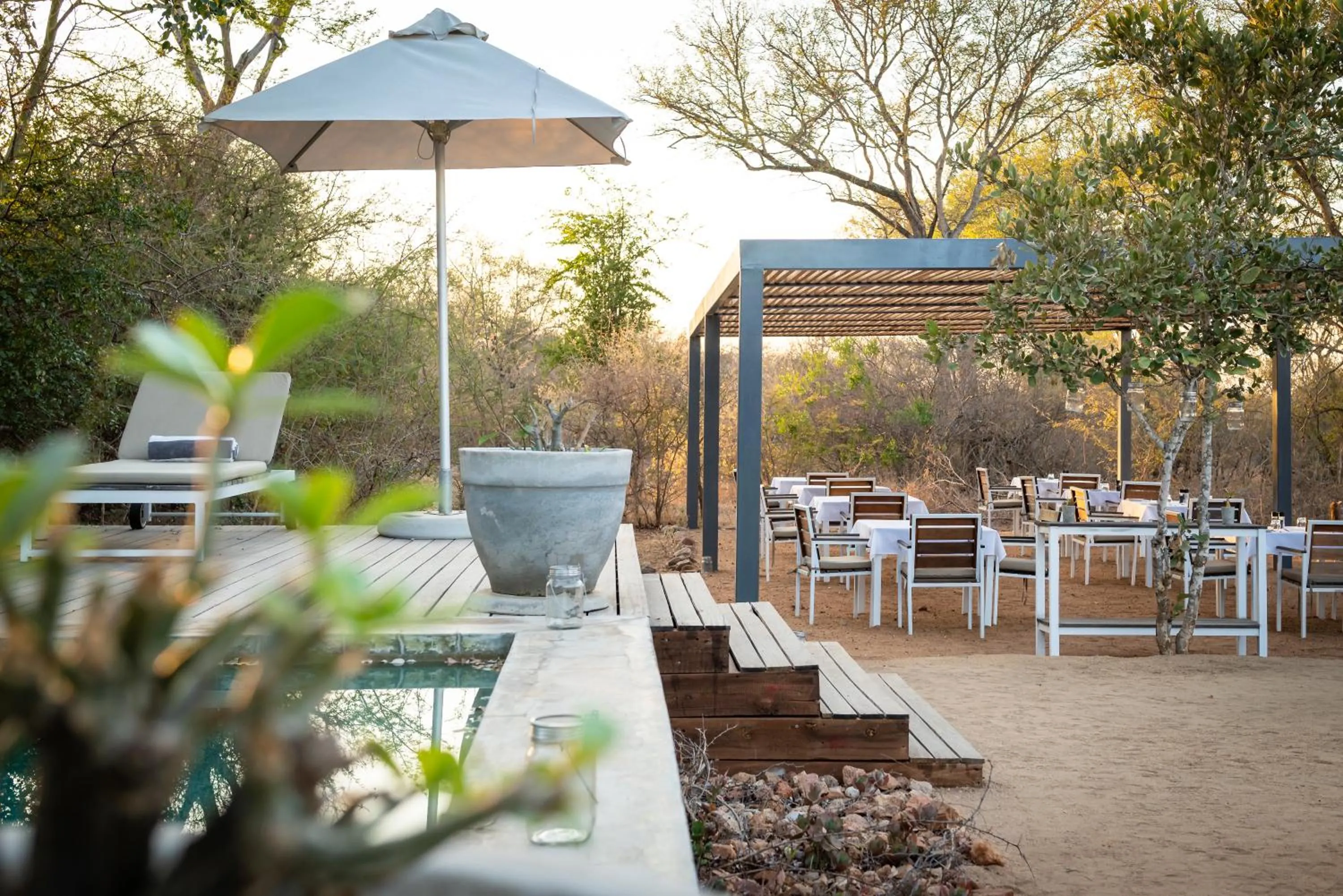 Restaurant/places to eat in Unembeza Boutique Lodge & Spa
