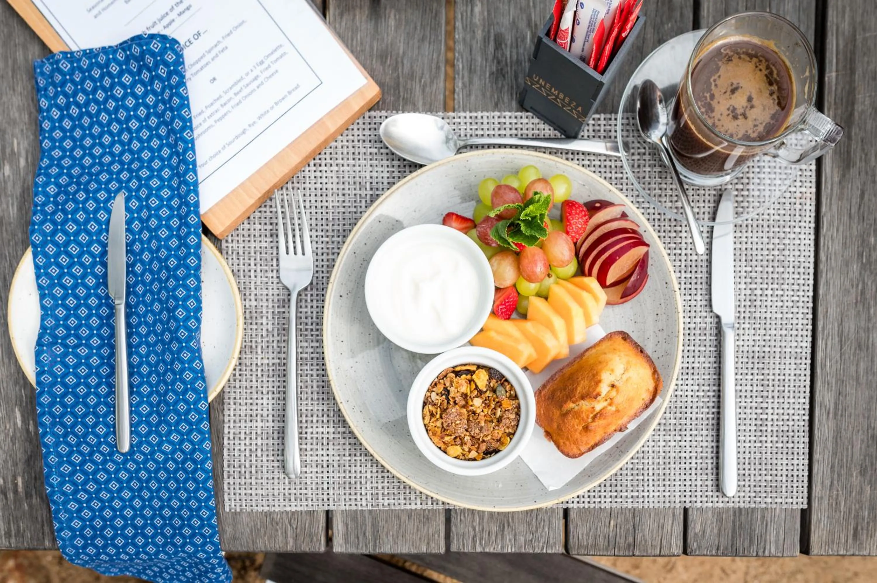 Breakfast in Unembeza Boutique Lodge & Spa