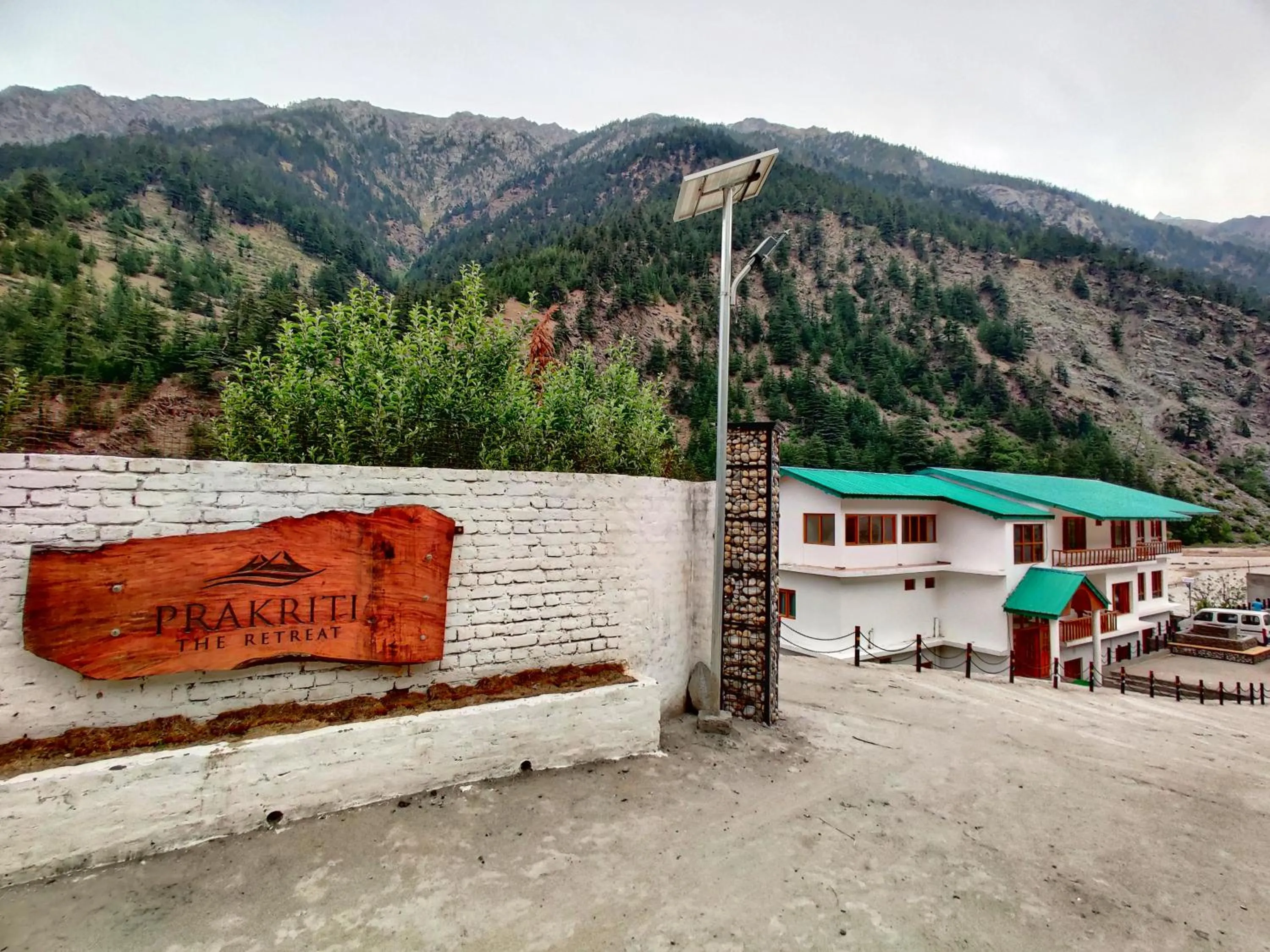 Facade/entrance in Prakriti-The Retreat